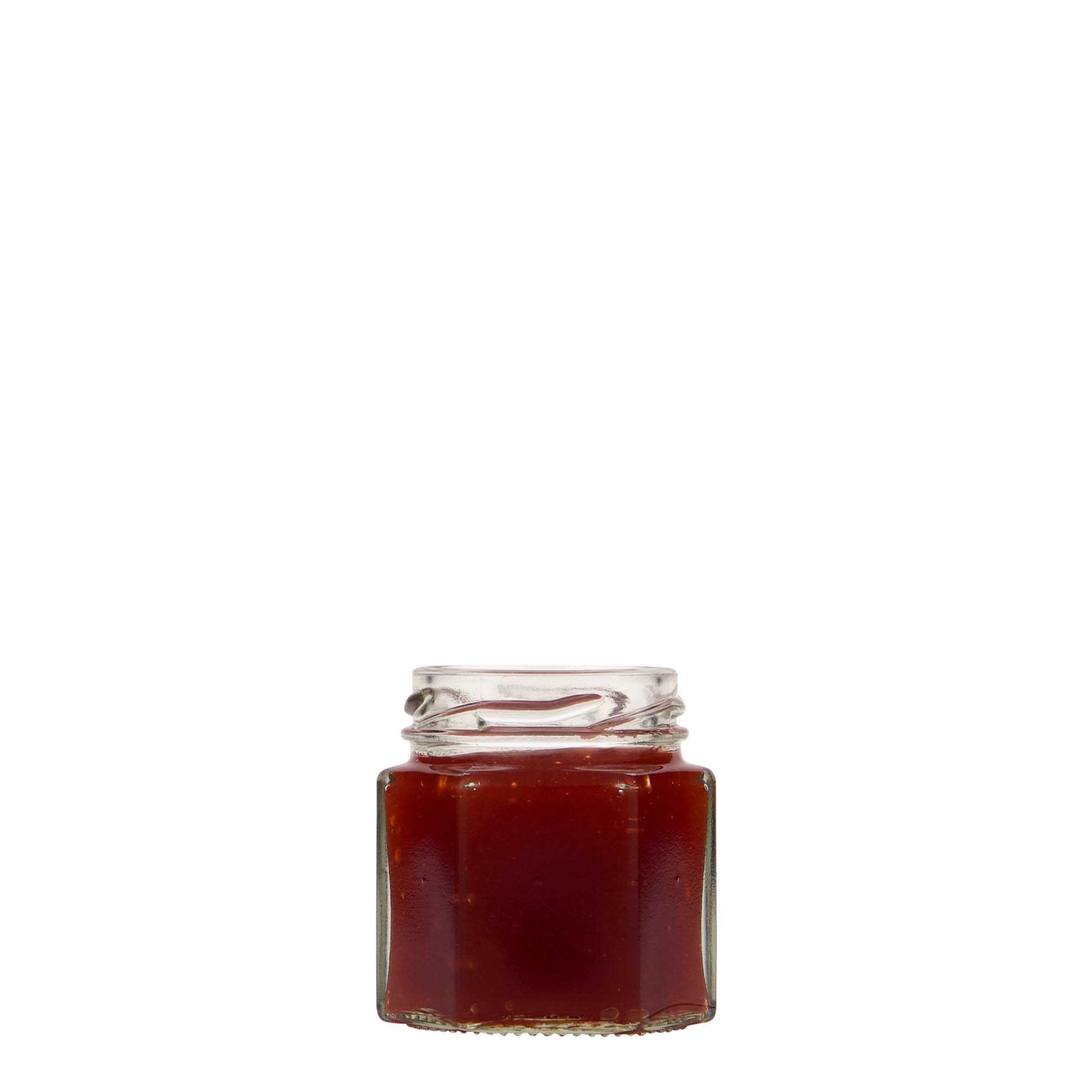 47 ml sexkantigt glas, öppning: twist-off (TO 43)