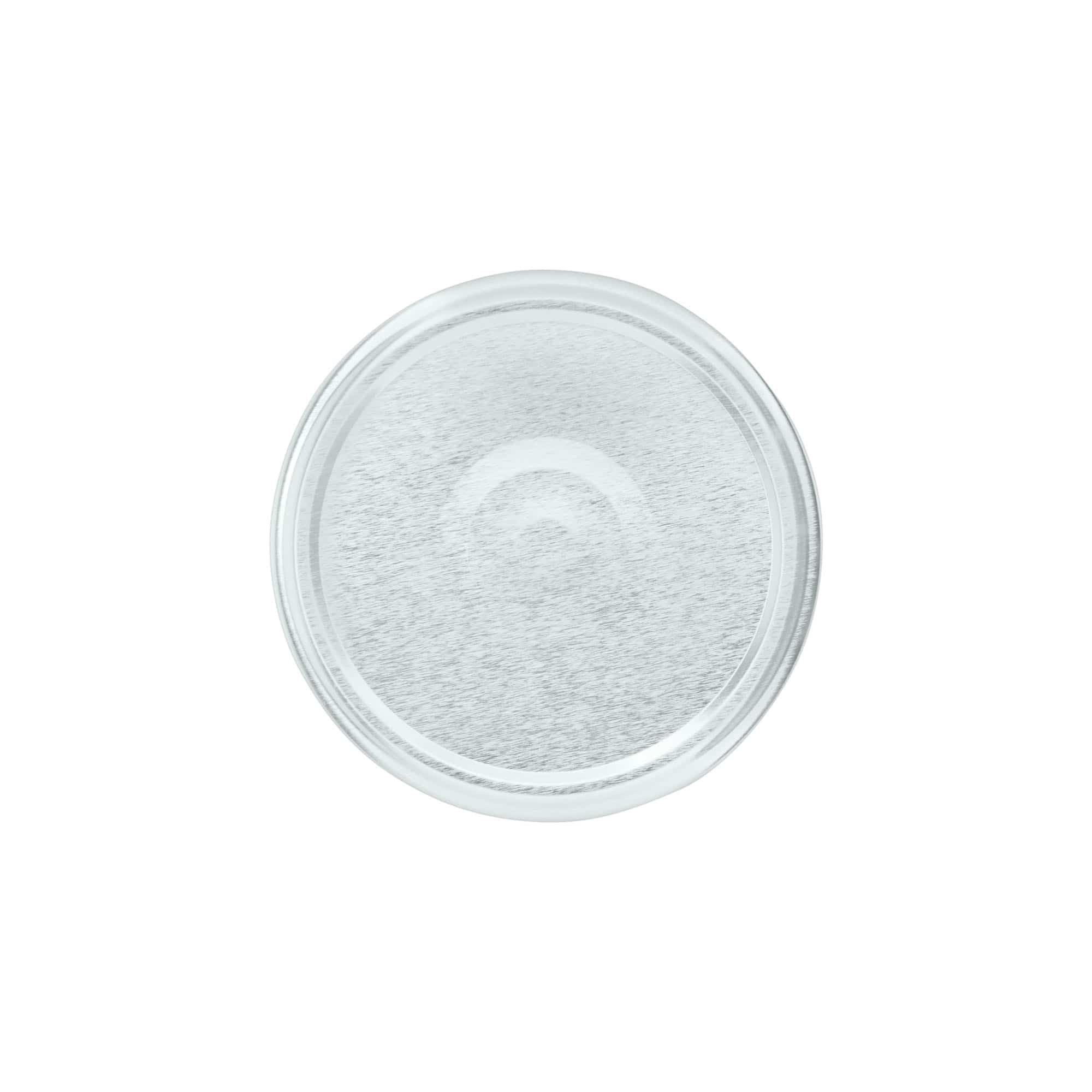 Twist off-lock, plåt, silver, för mynning: TO 82