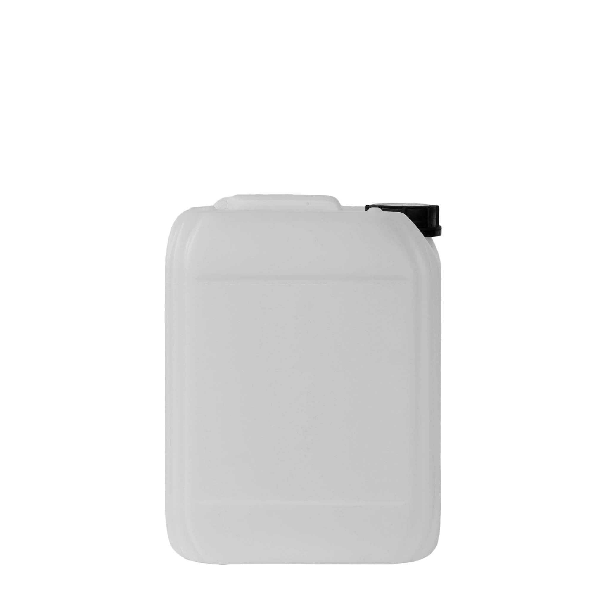 10 l dunk, rektangulär, HDPE, natur, mynning: ND 55