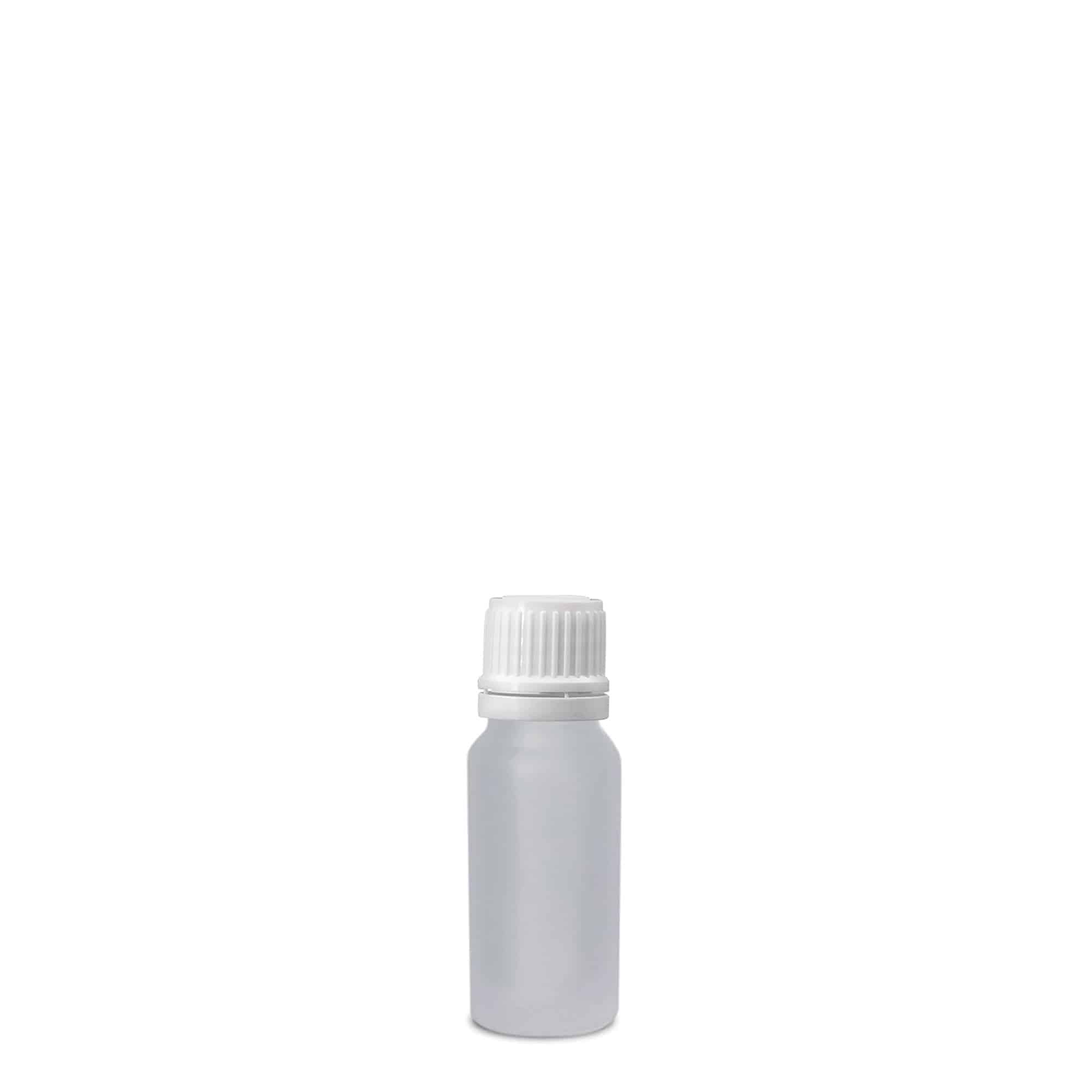 10 ml medicinflaska, glas, frostad, mynning: DIN 18