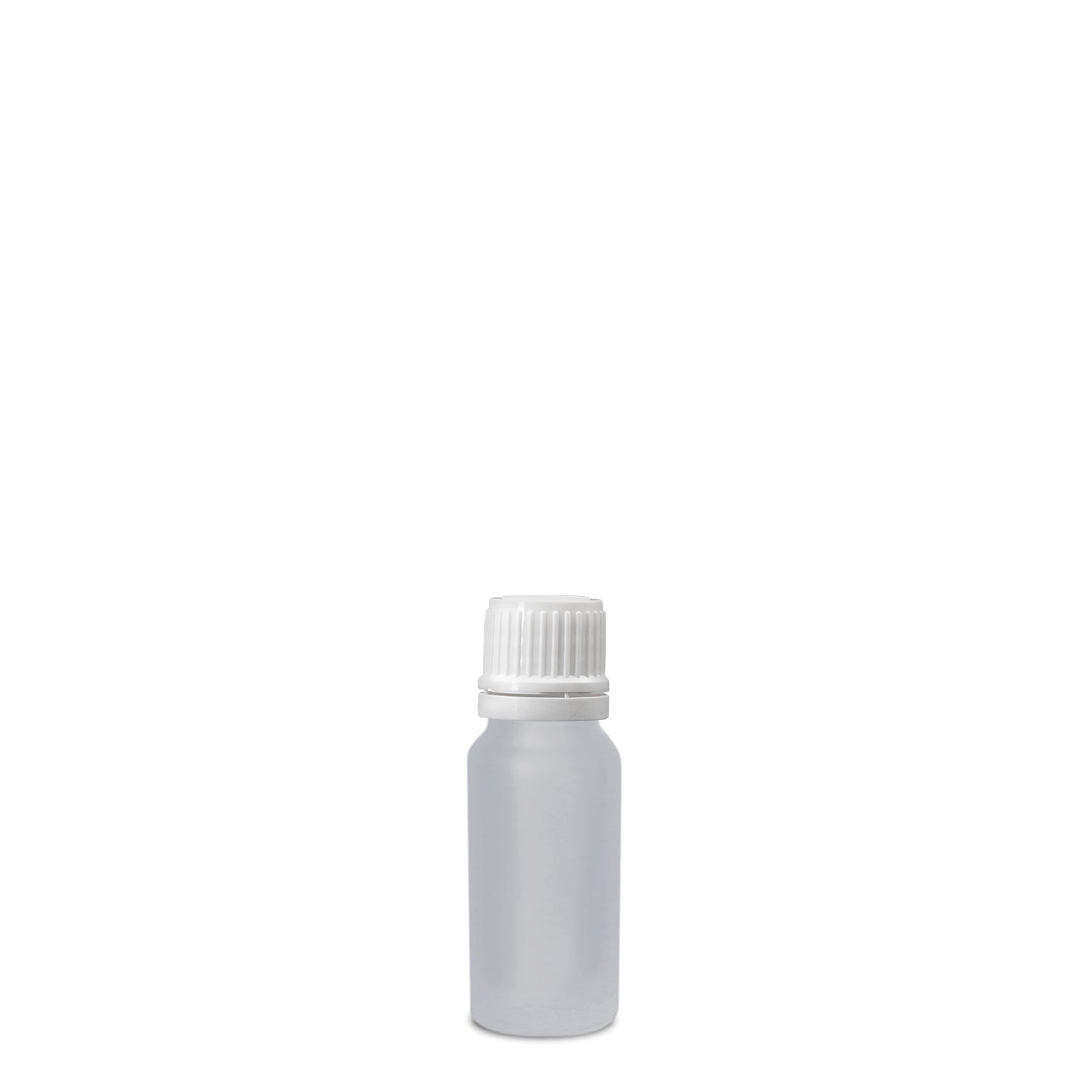 10 ml medicinflaska, glas, frostad, mynning: DIN 18
