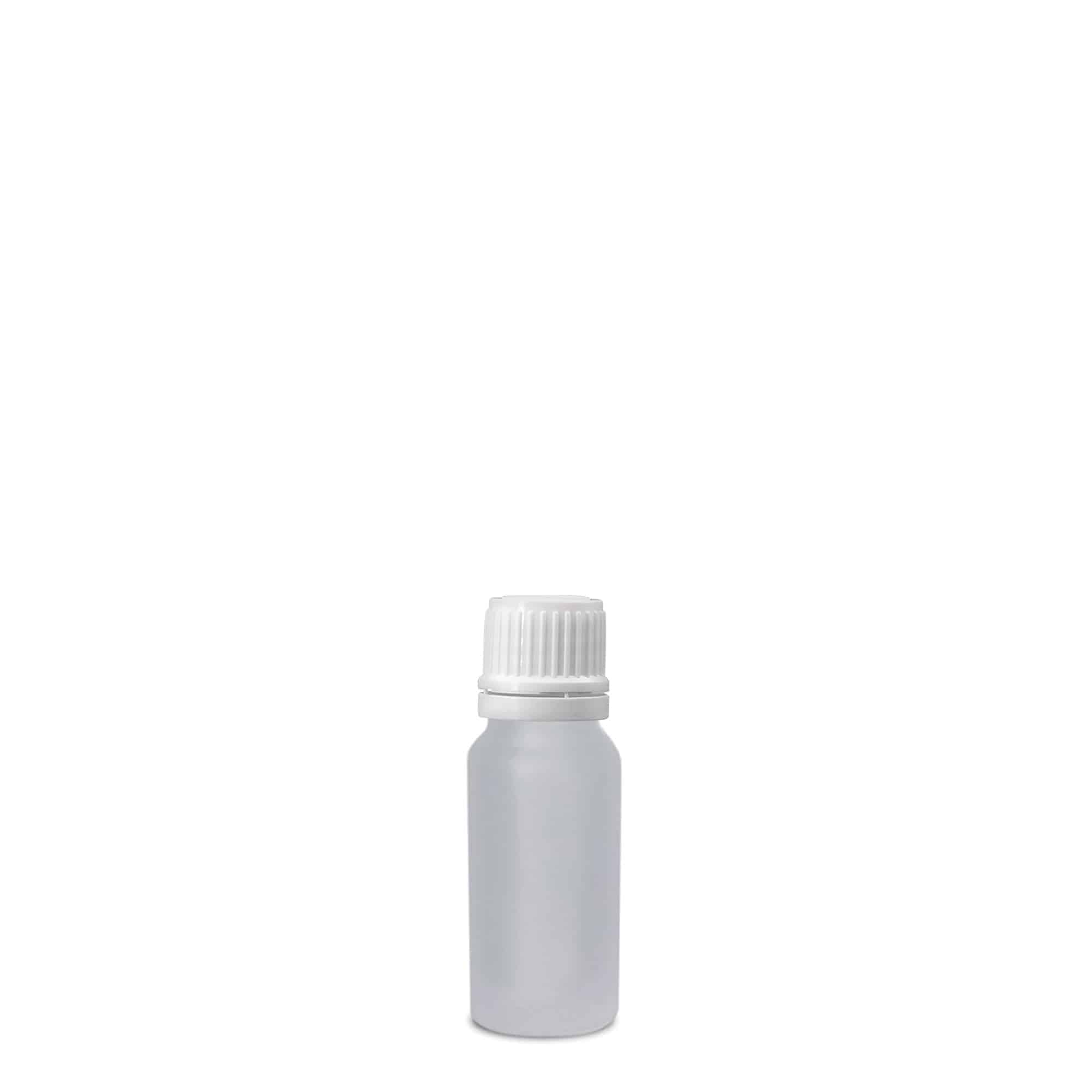 10 ml medicinflaska, glas, frostad, mynning: DIN 18