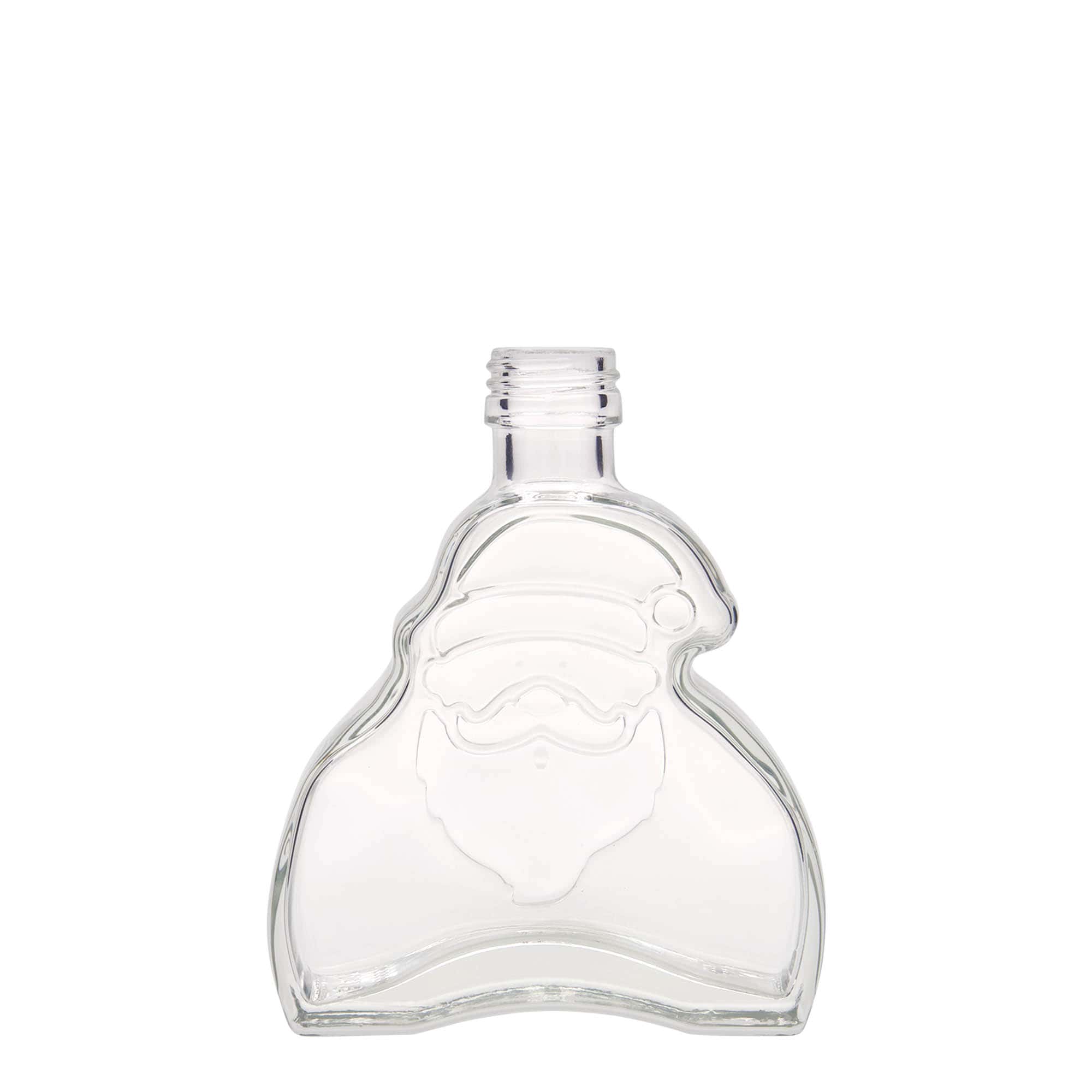 200 ml glasflaska 'Jultomten', öppning: PP 28