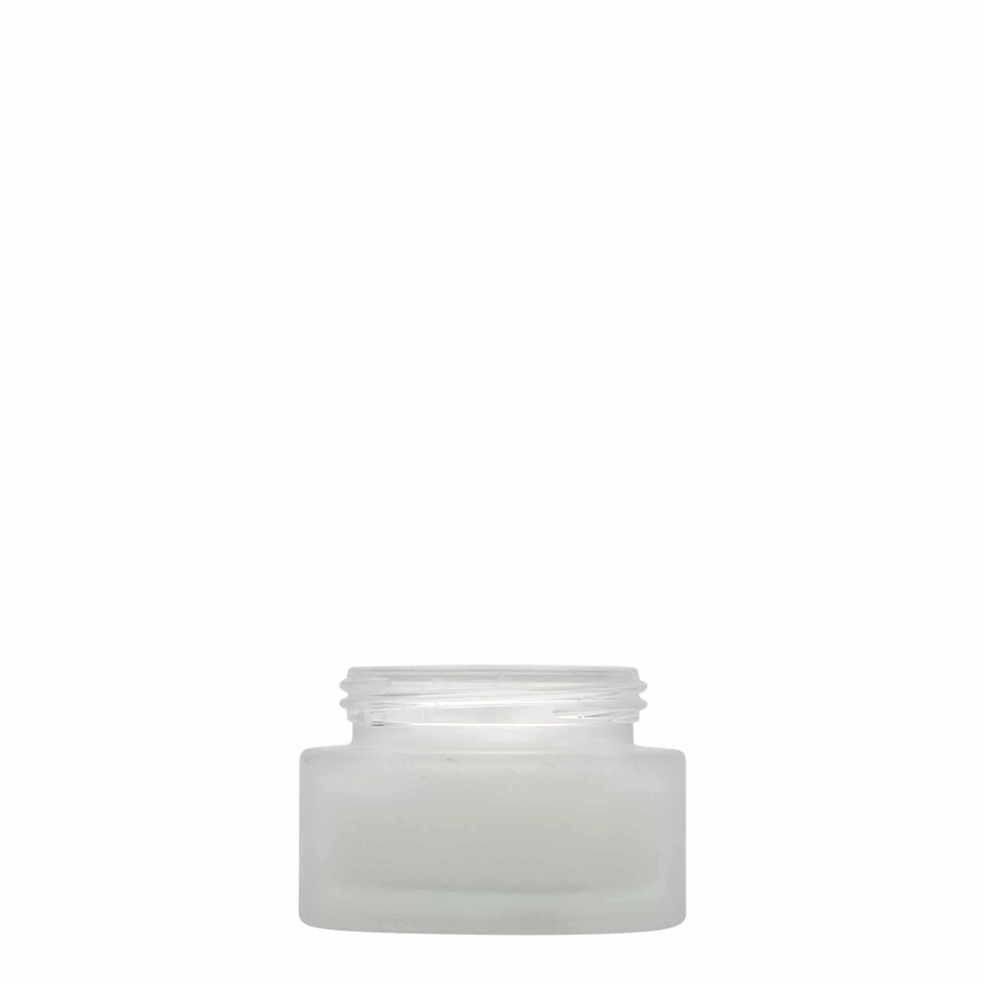 30 ml burk 'Platin Edition', glas, frostat, öppning: skruvlock