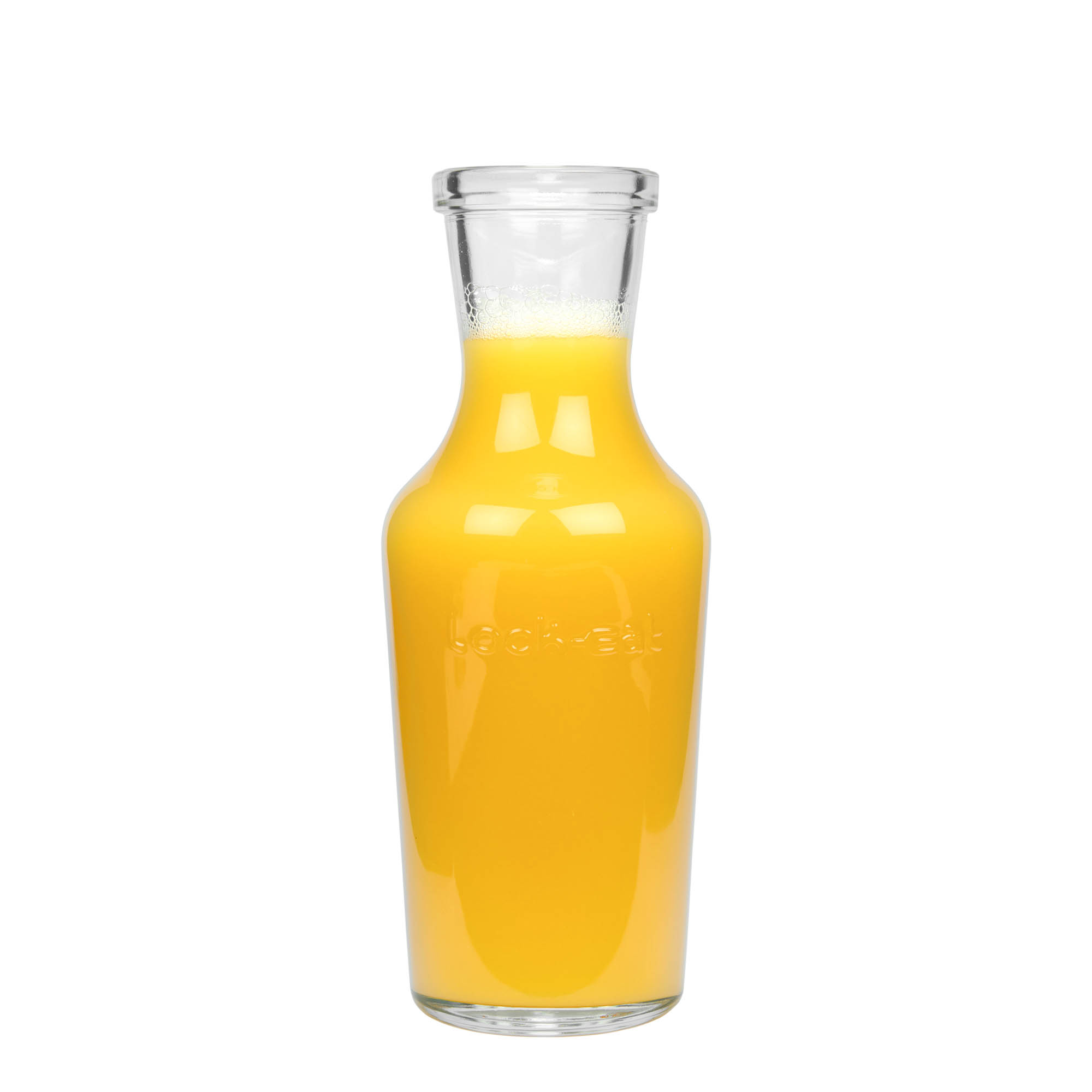 1 000 ml glaskaraff 'Lock-Eat', mynning: trågbågslås 1 000 ml glaskaraff 'Lock-Eat', mynning: trågbågslås