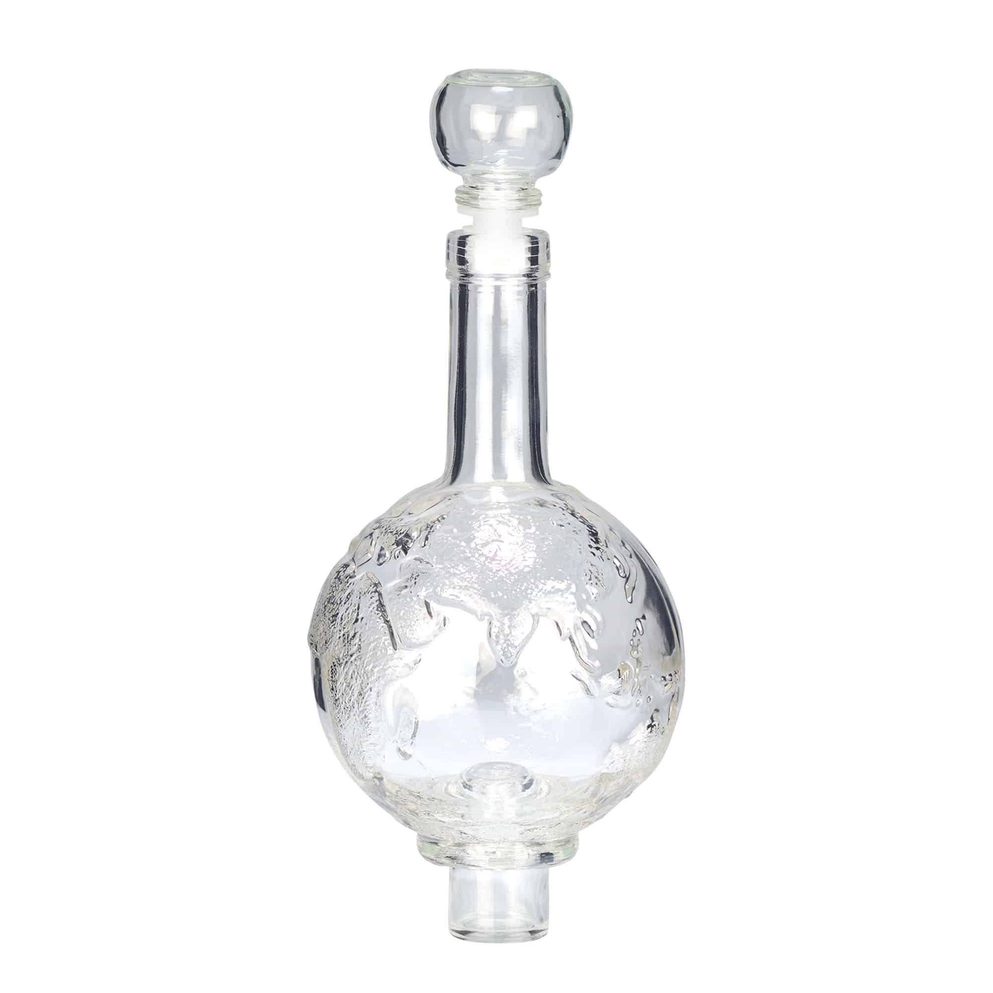 500 ml glasflaska 'Globus', mynning: kork