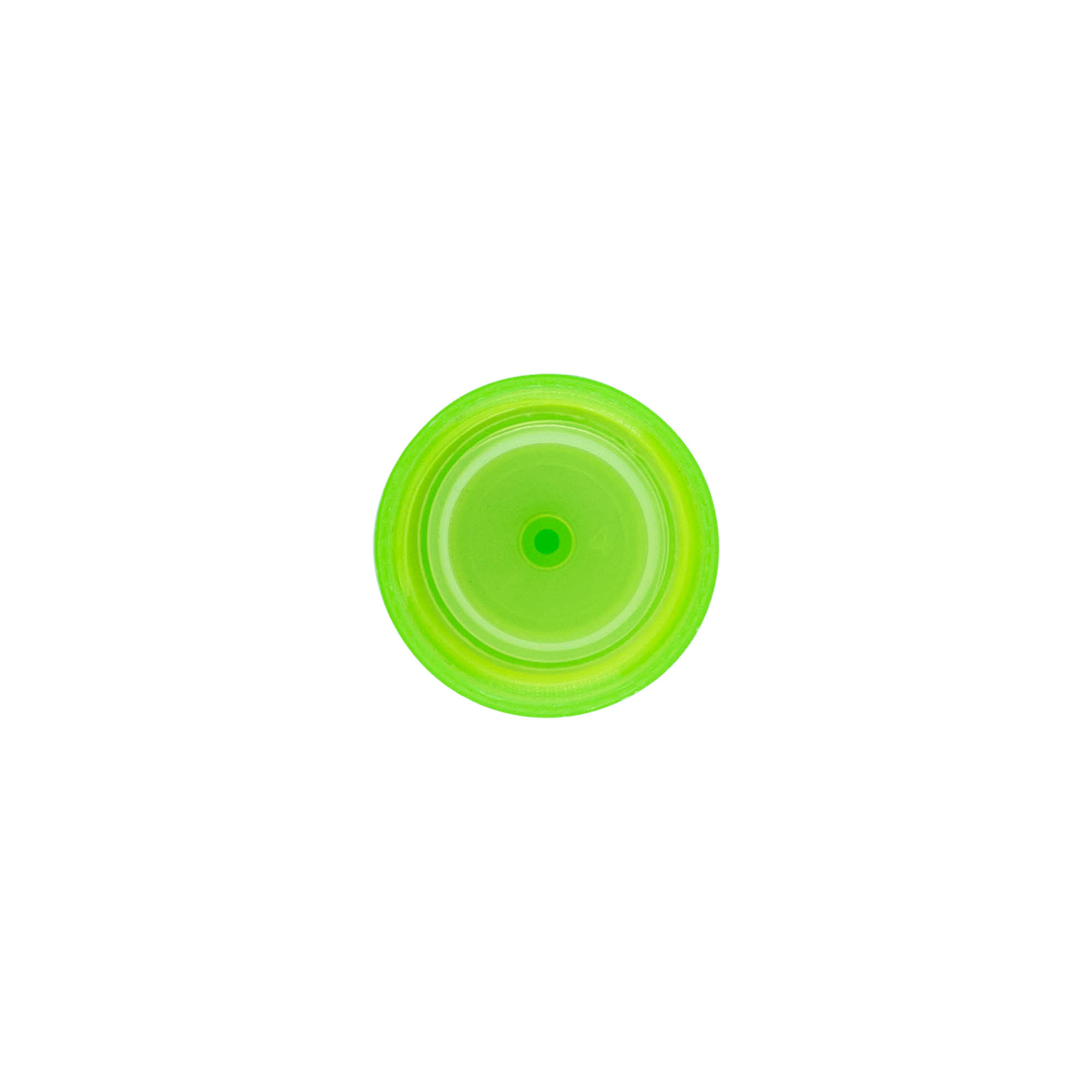 Skruvlock med sprutinlägg, PP-plast, grön, för mynning: 24/410 Skruvlock med sprutinlägg, PP-plast, grön, för mynning: 24/410