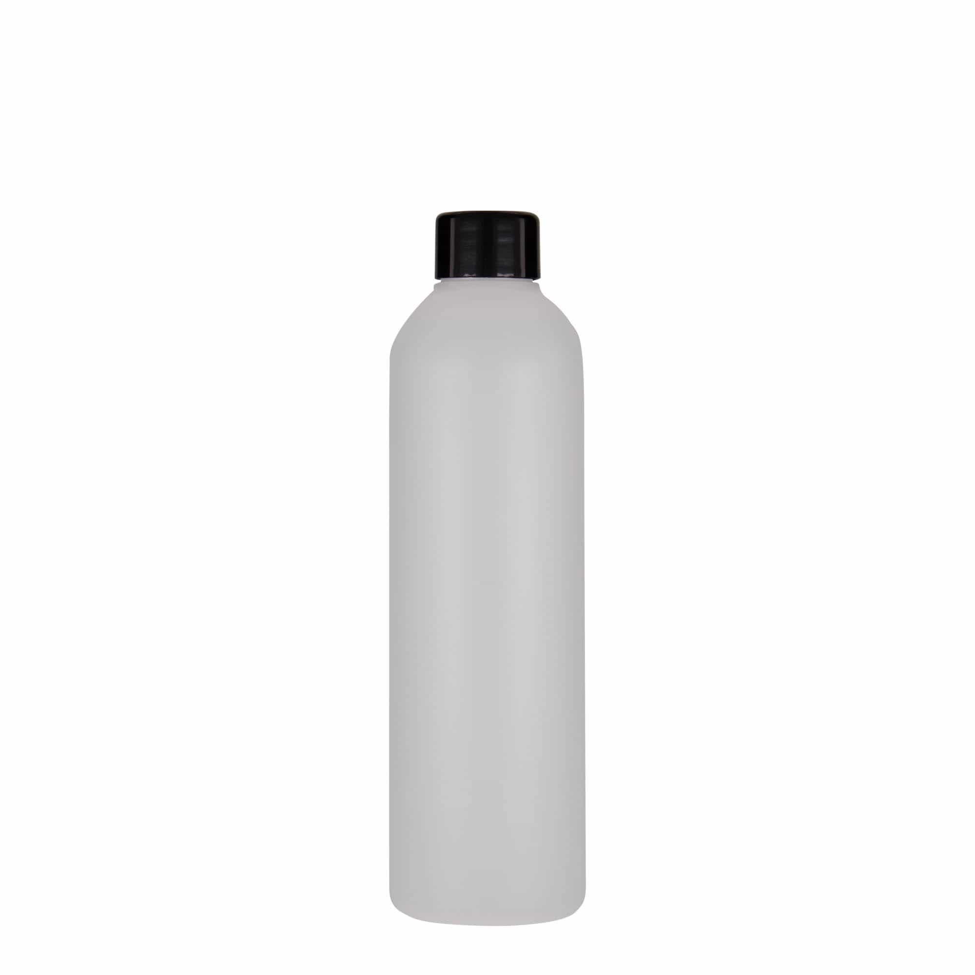 250 ml plastflaska 'Tuffy', HDPE, natur, mynning: GPI 24/410