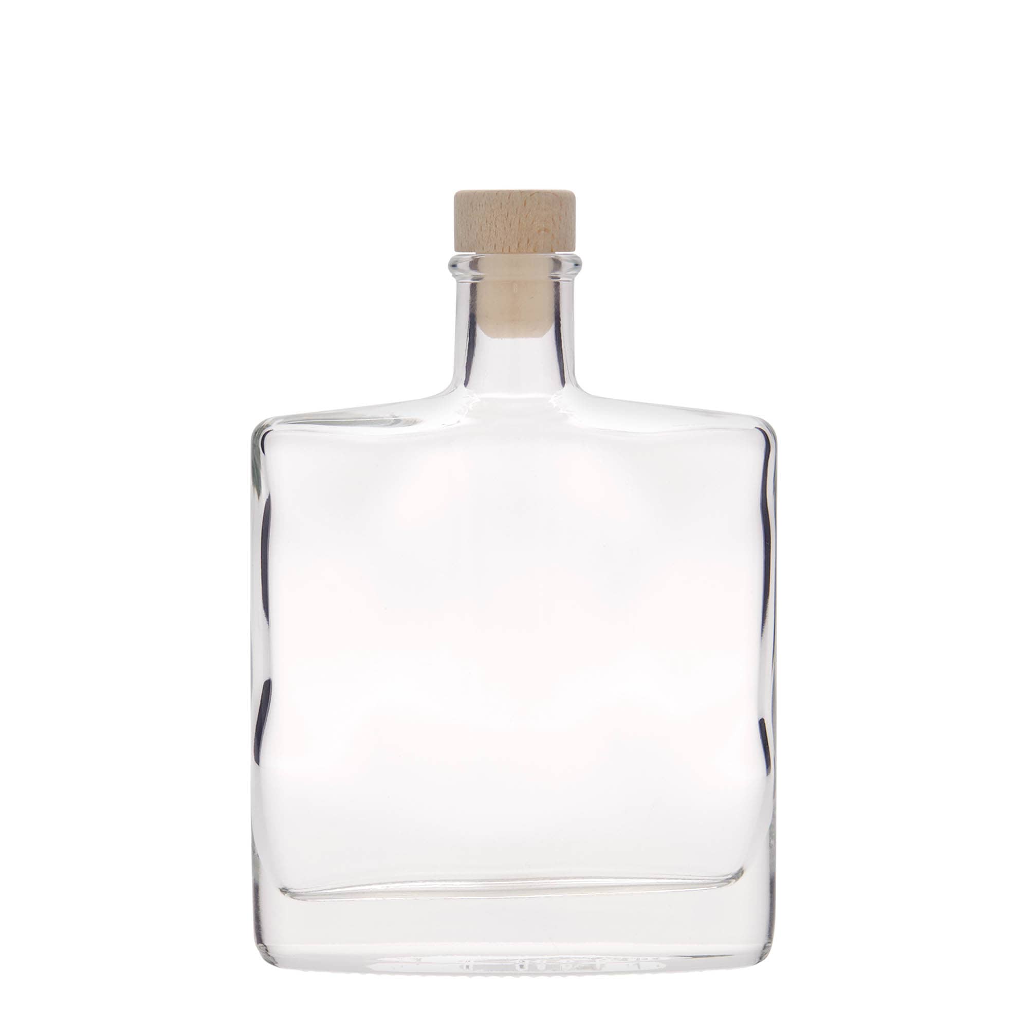 350 ml glasflaska 'Zorbas', oval, öppning: kork