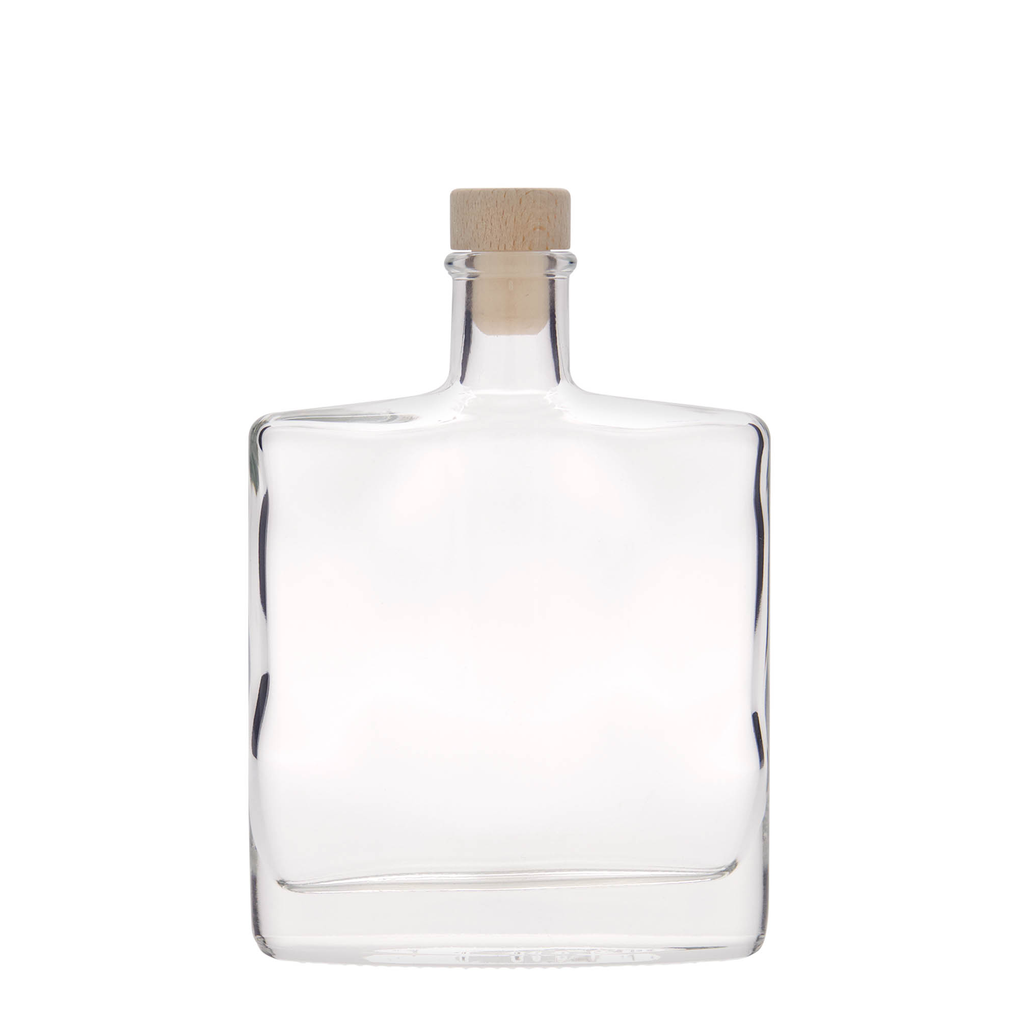 350 ml glasflaska 'Zorbas', oval, öppning: kork