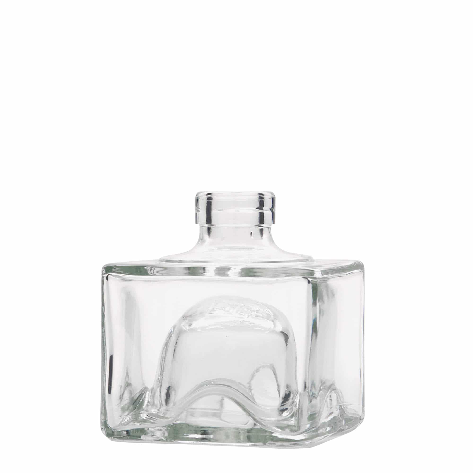 200 ml glasflaska 'Cocolores', kvadratisk, öppning: kork