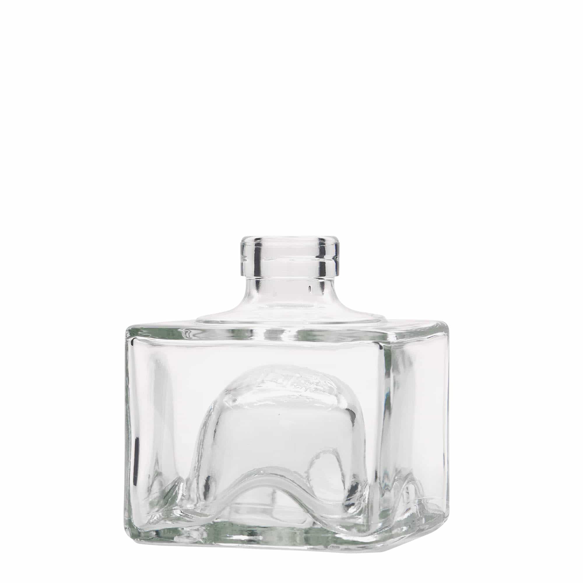 200 ml glasflaska 'Cocolores', kvadratisk, öppning: kork