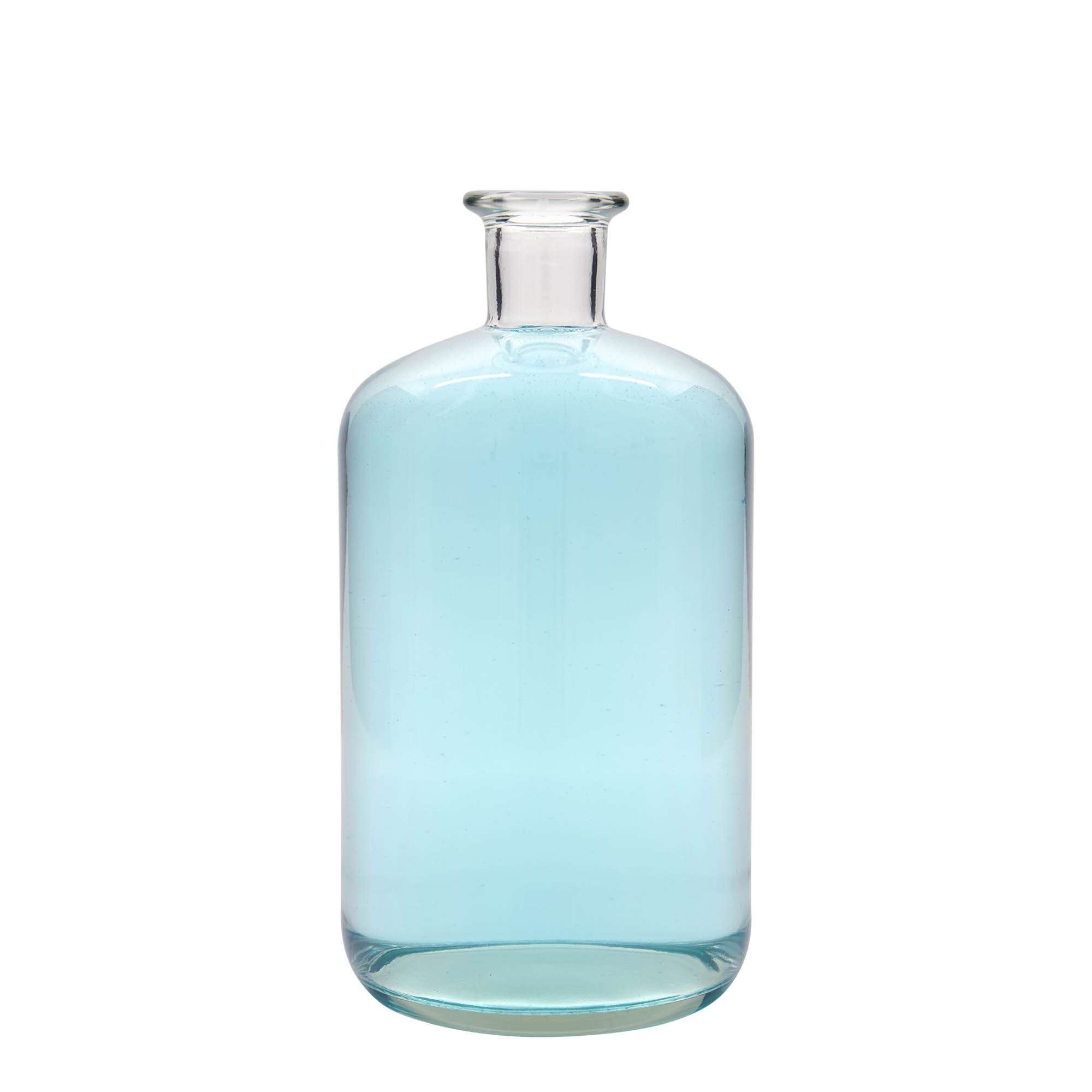 1.500 ml glasflaska apotekare, mynning: kork
