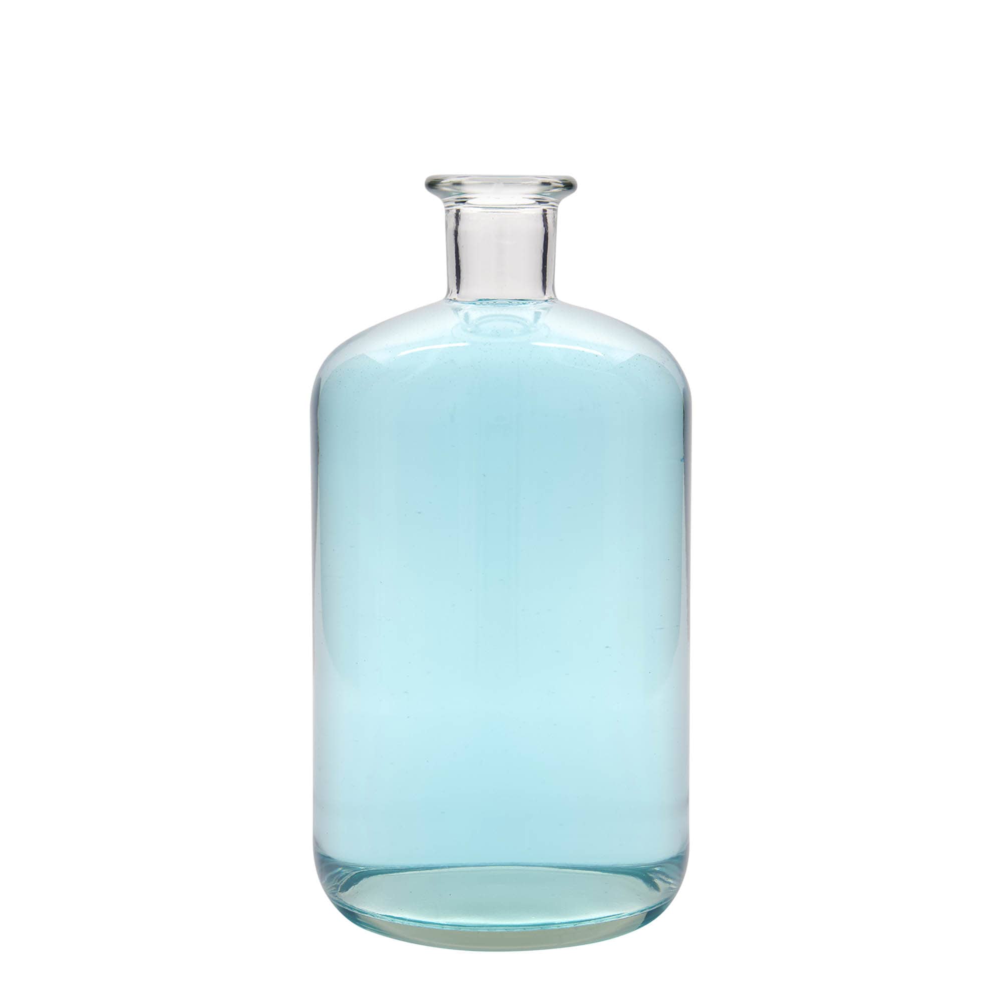 1.500 ml glasflaska apotekare, mynning: kork