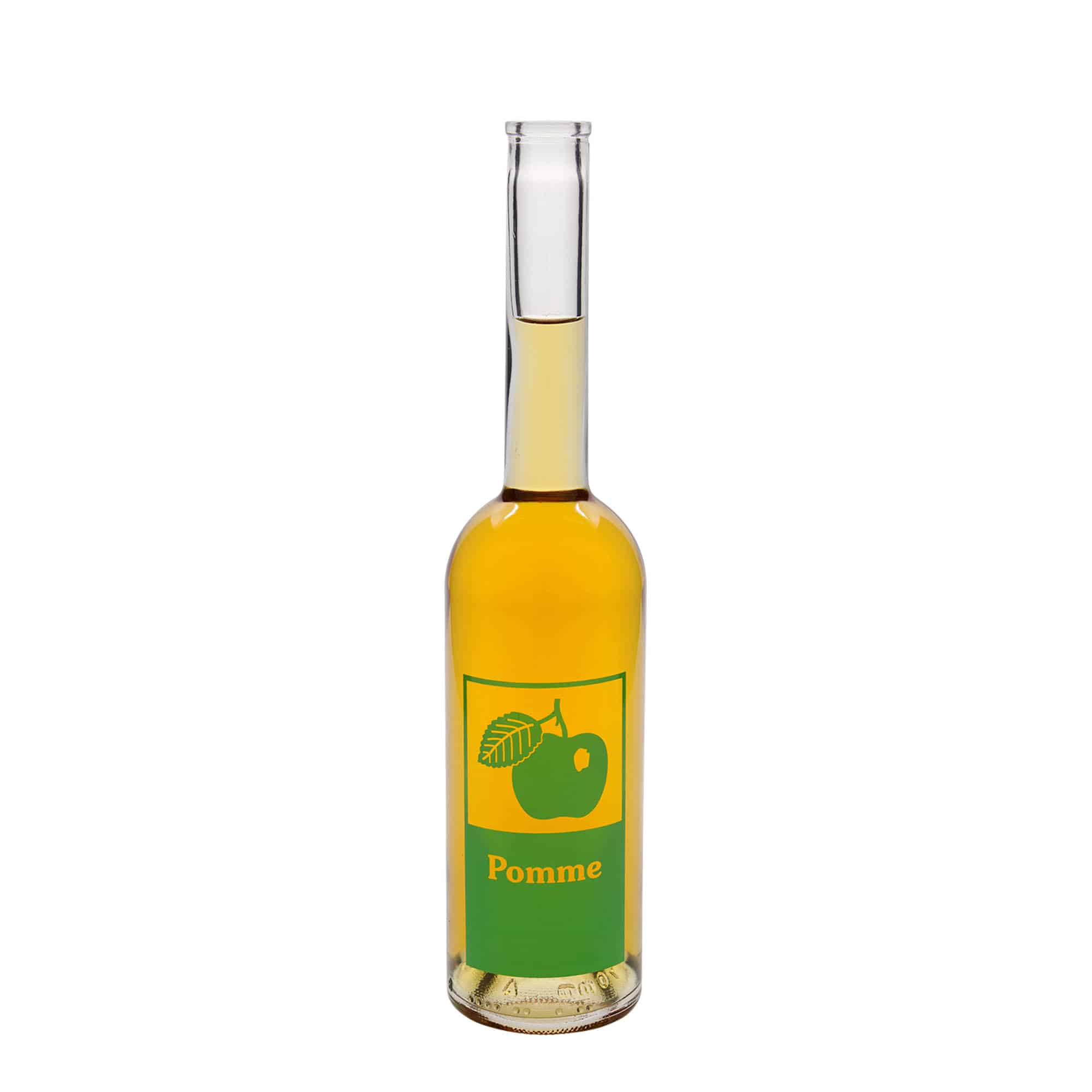 500 ml glasflaska 'Opera', motiv: Pomme, öppning: kork