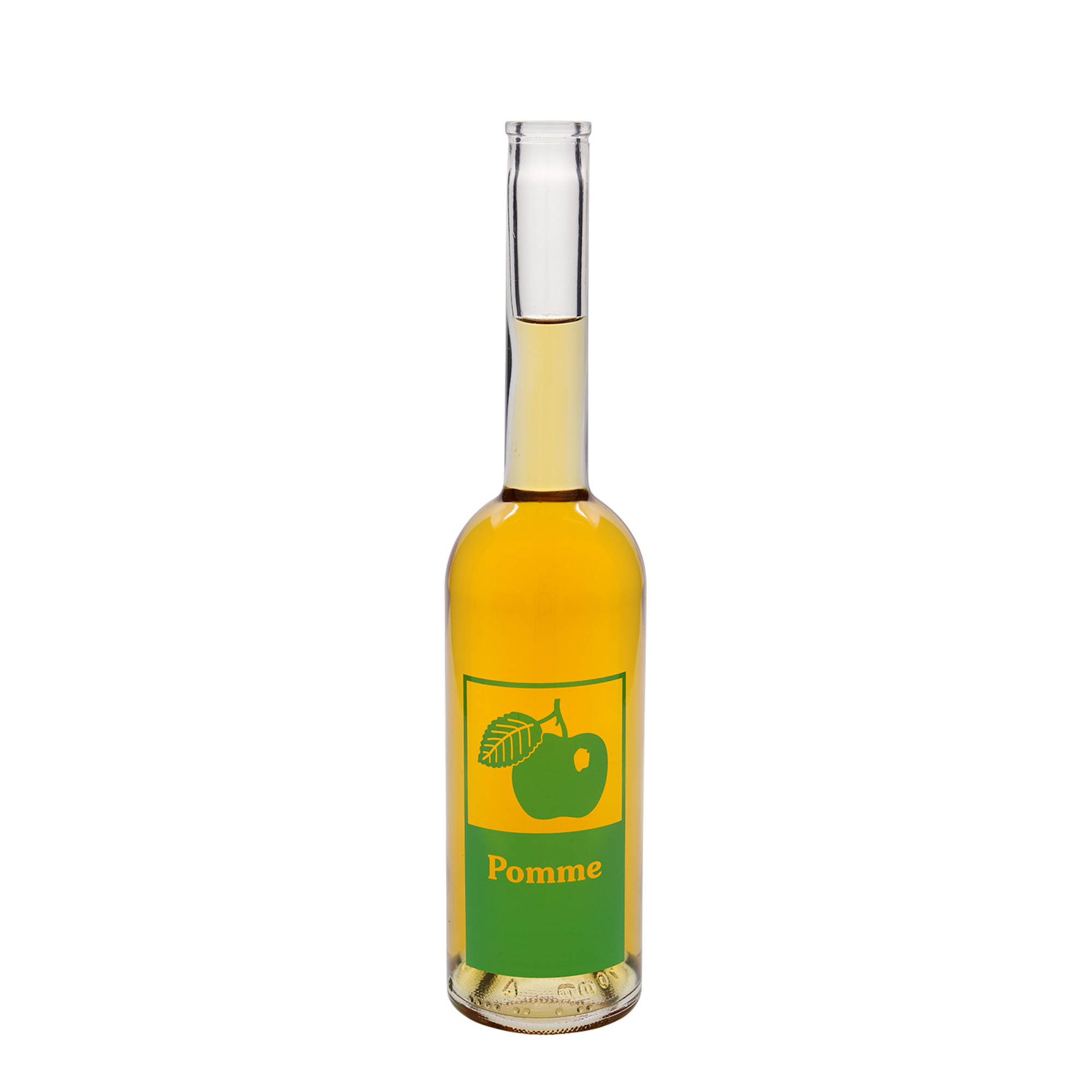 500 ml glasflaska 'Opera', motiv: Pomme, öppning: kork