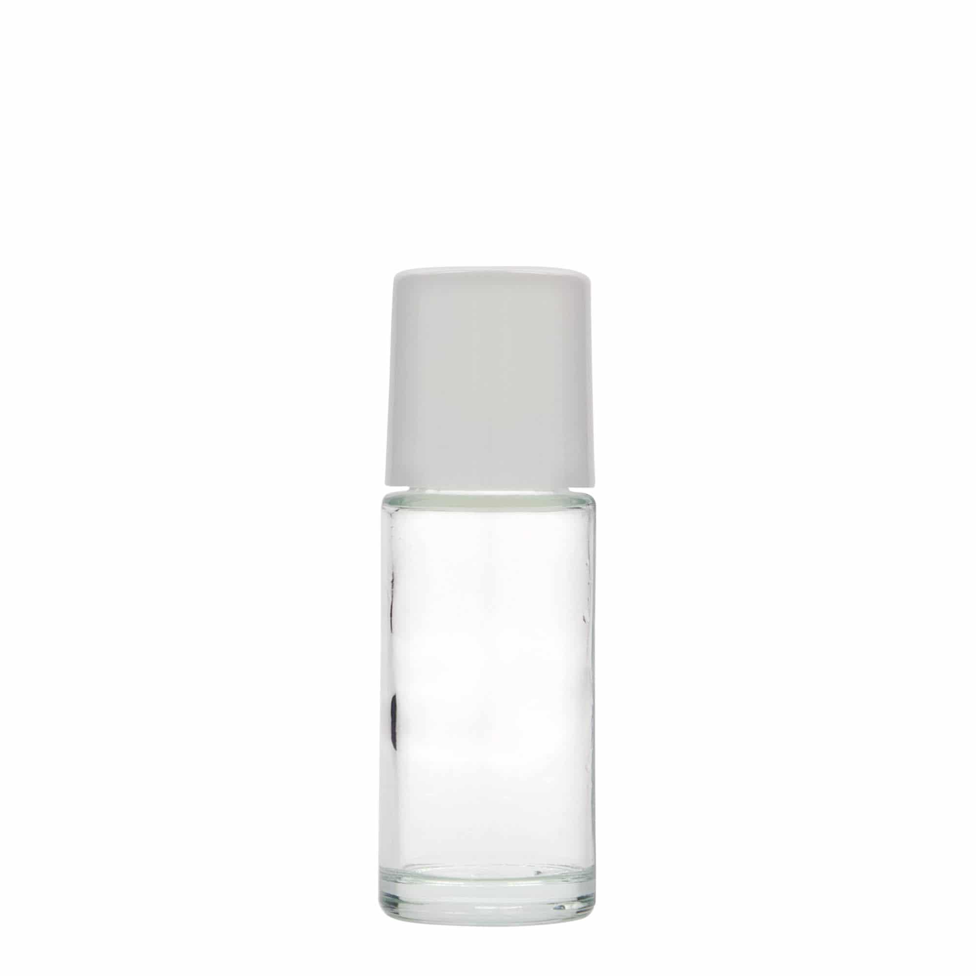 50 ml roll-on-flaska, glas, öppning: skruvlock