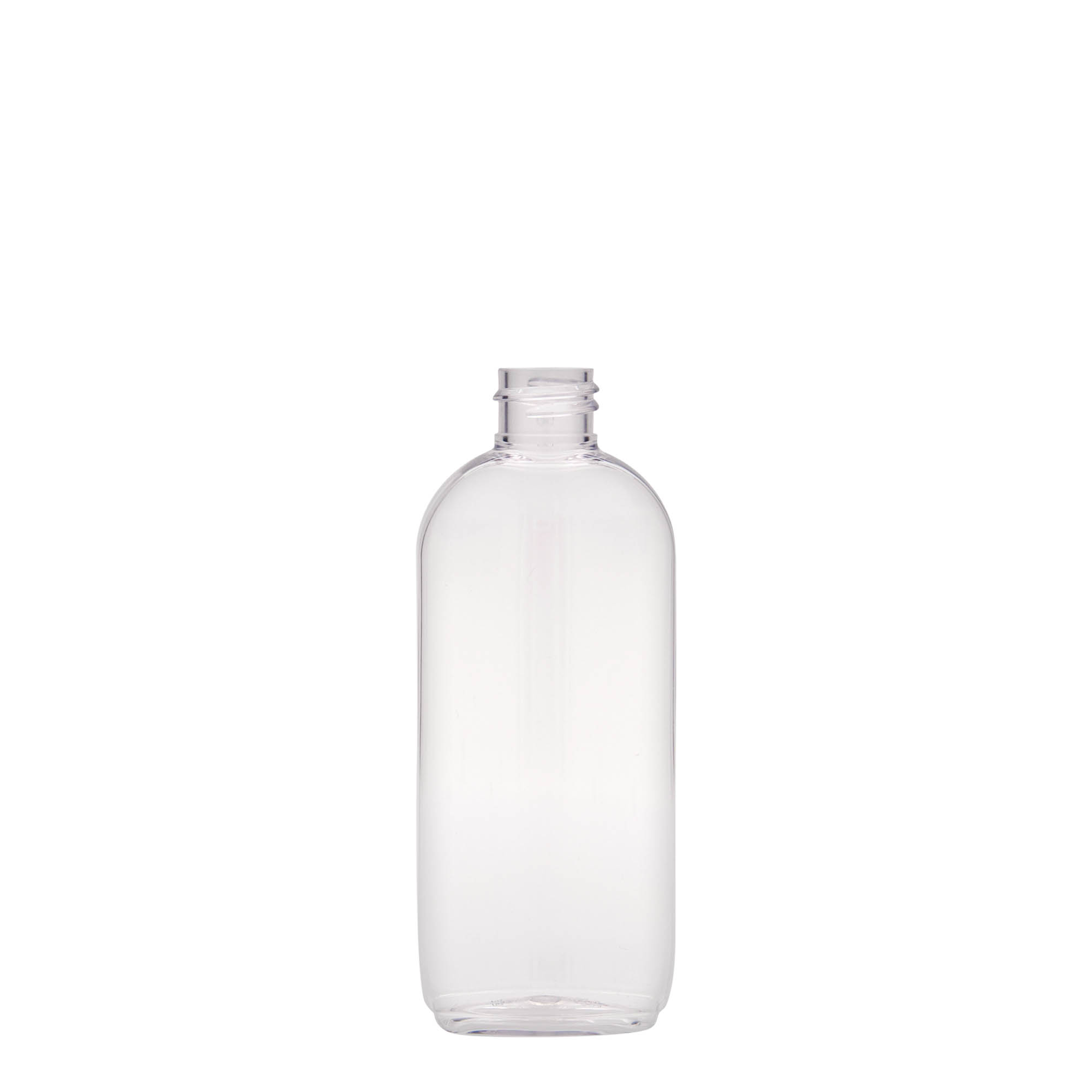 100 ml PET-flaska 'Iris', oval, plast, öppning: 20/410 100 ml PET-flaska 'Iris', oval, plast, öppning: 20/410