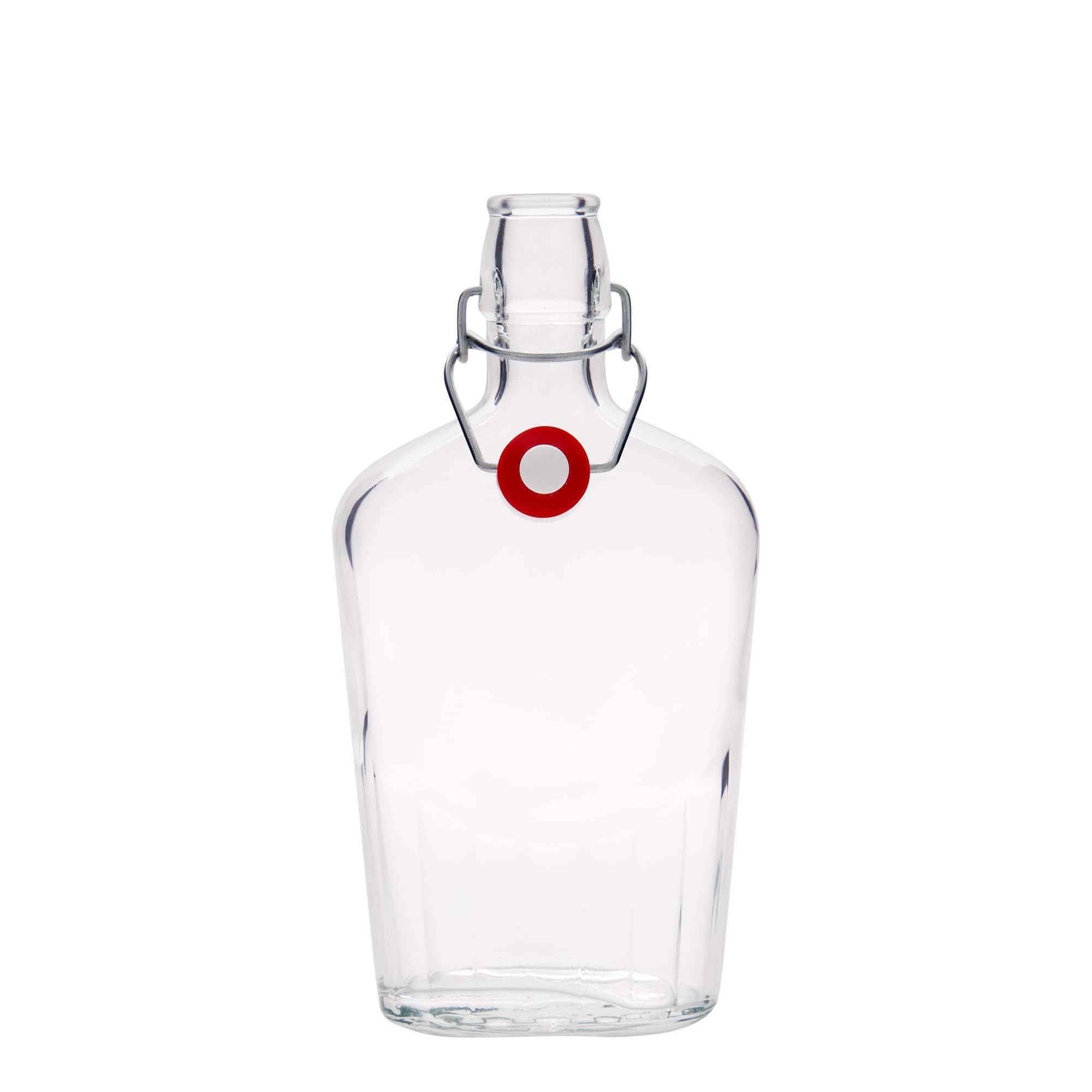 500 ml glasflaska 'Fiaschetta', oval, öppning: bygelkork
