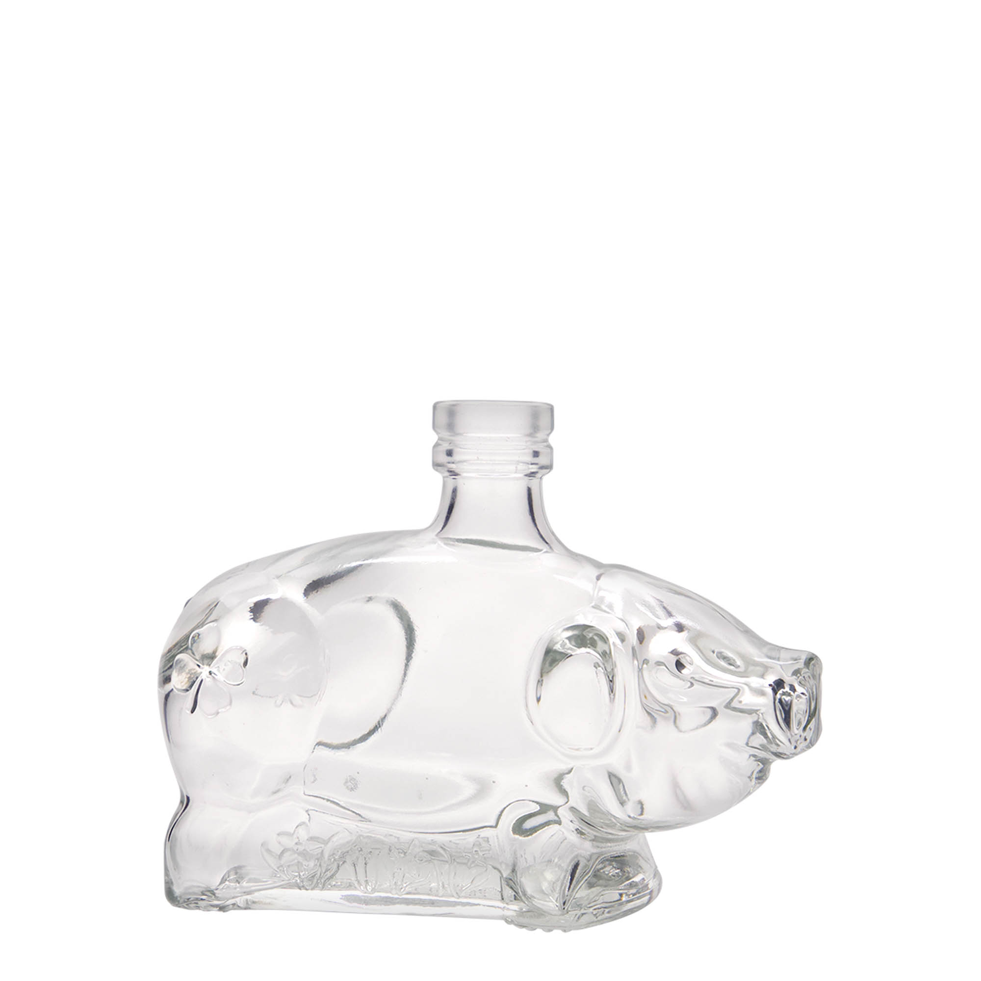 200 ml glasflaska 'Lyckosvin', öppning: kork