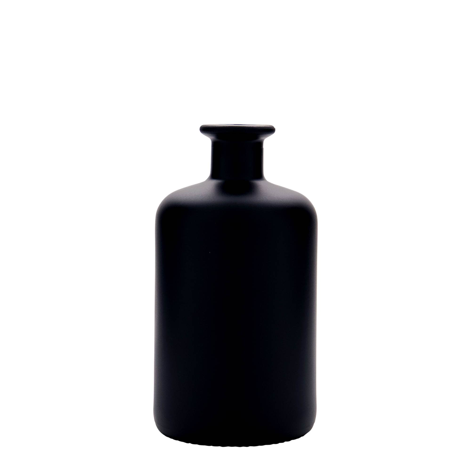 500 ml apoteksglasflaska, svart, mynning: kork 500 ml apoteksglasflaska, svart, mynning: kork