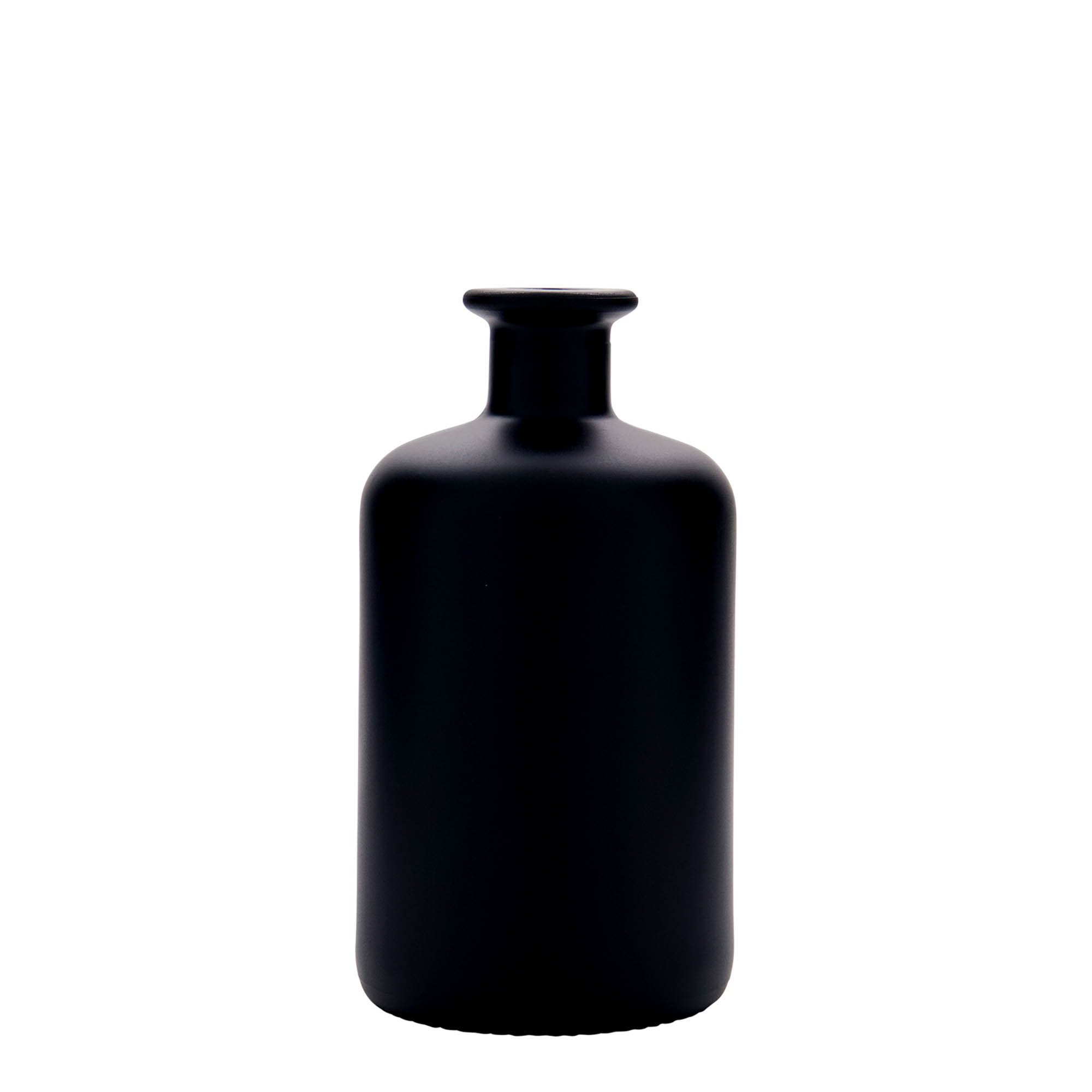 500 ml glasflaska apotekare, svart, mynning: kork 500 ml glasflaska apotekare, svart, mynning: kork