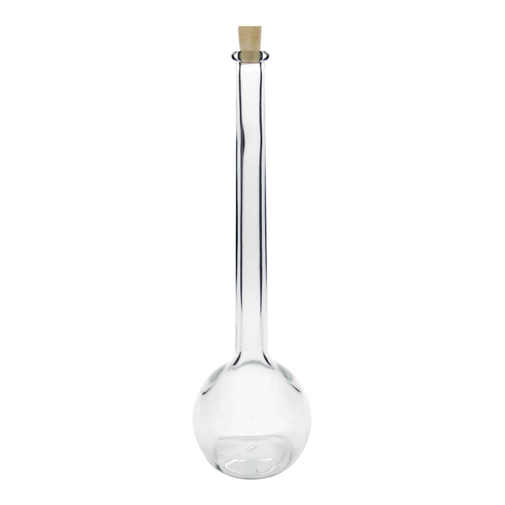 1 500 ml glasflaska 'Tulipano', mynning: kork