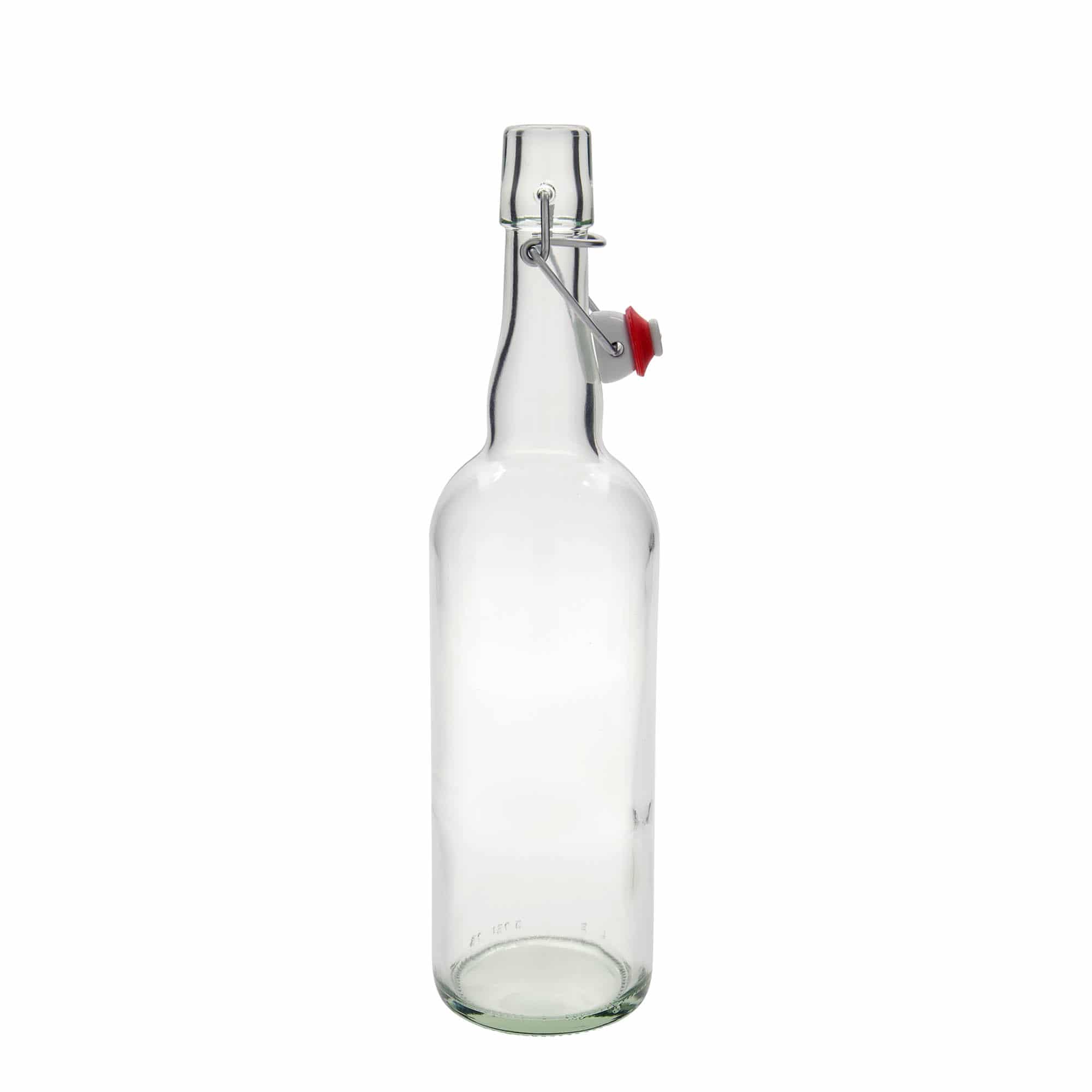 750 ml ölflaska Belgien, glas, öppning: patentkork