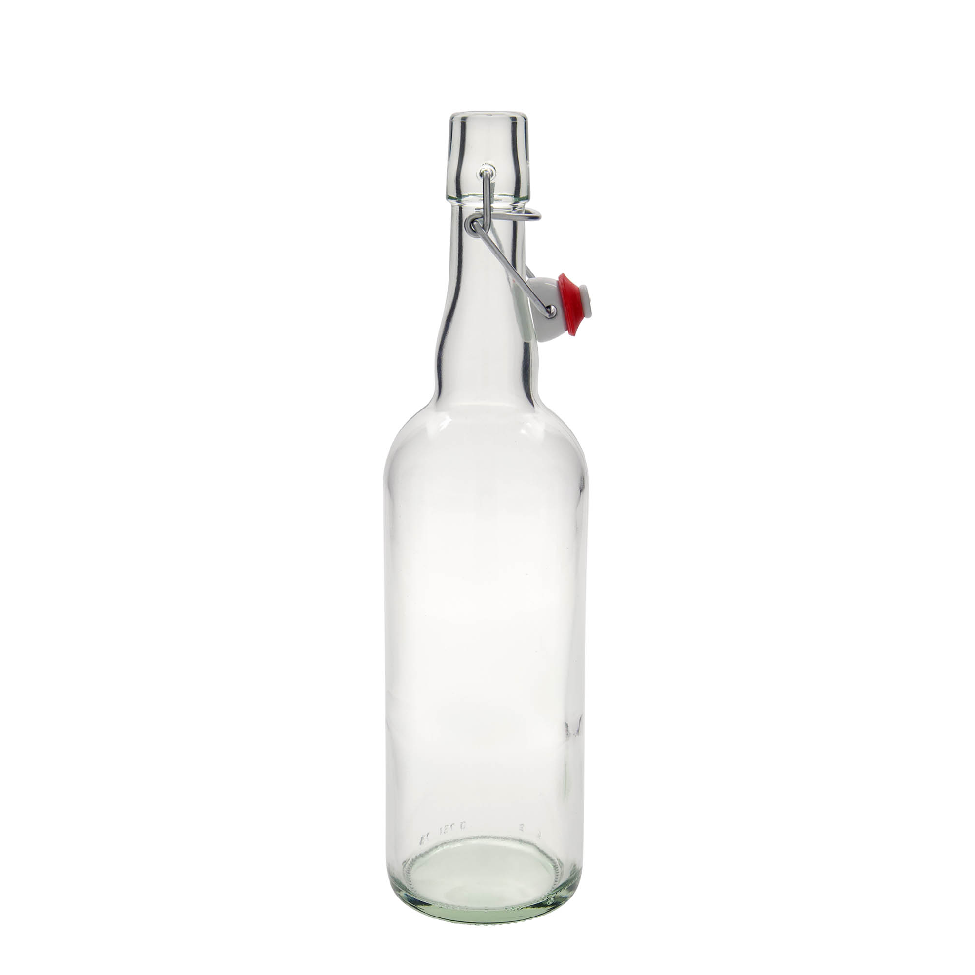750 ml ölflaska Belgien, glas, öppning: patentkork