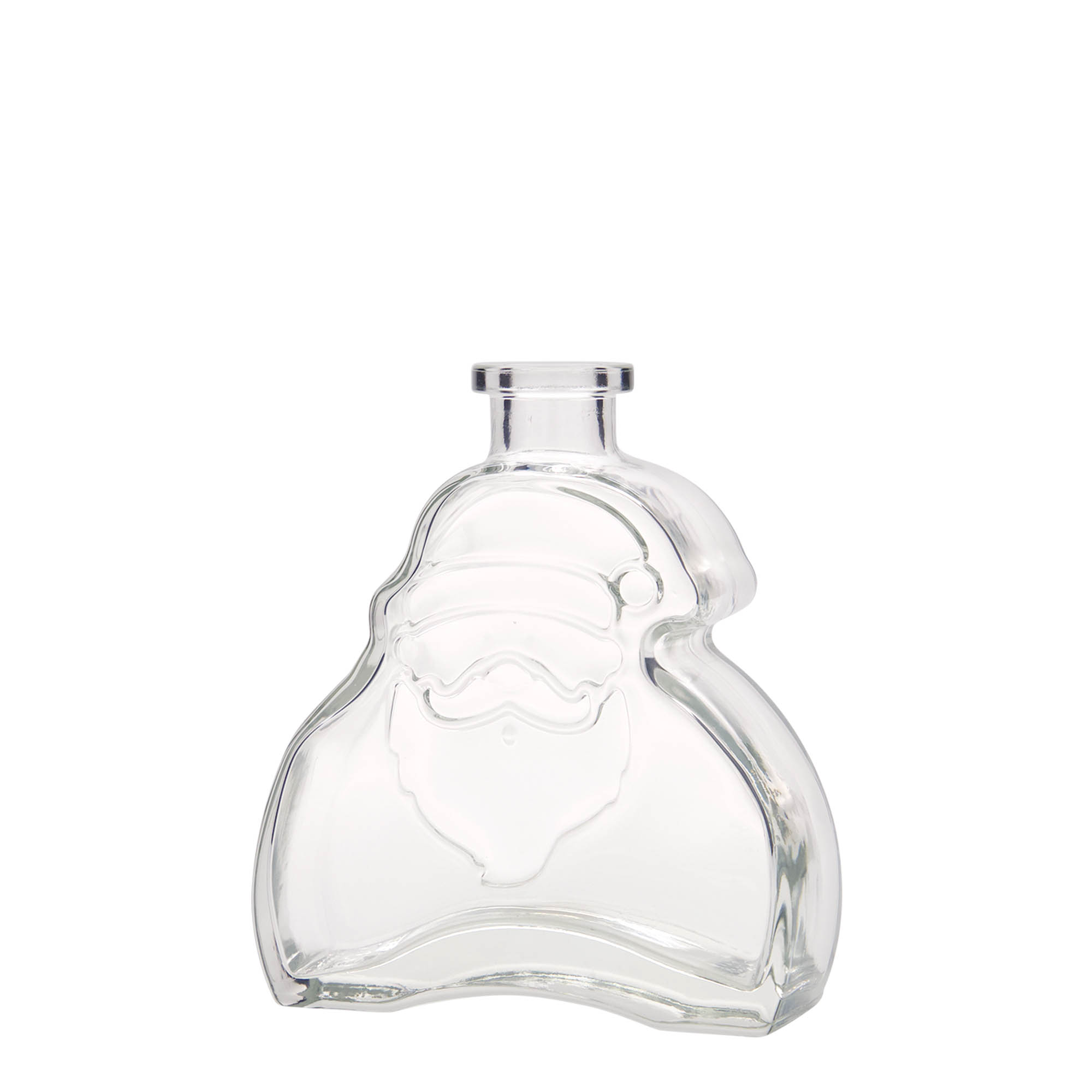 200 ml glasflaska 'Jultomten', öppning: kork