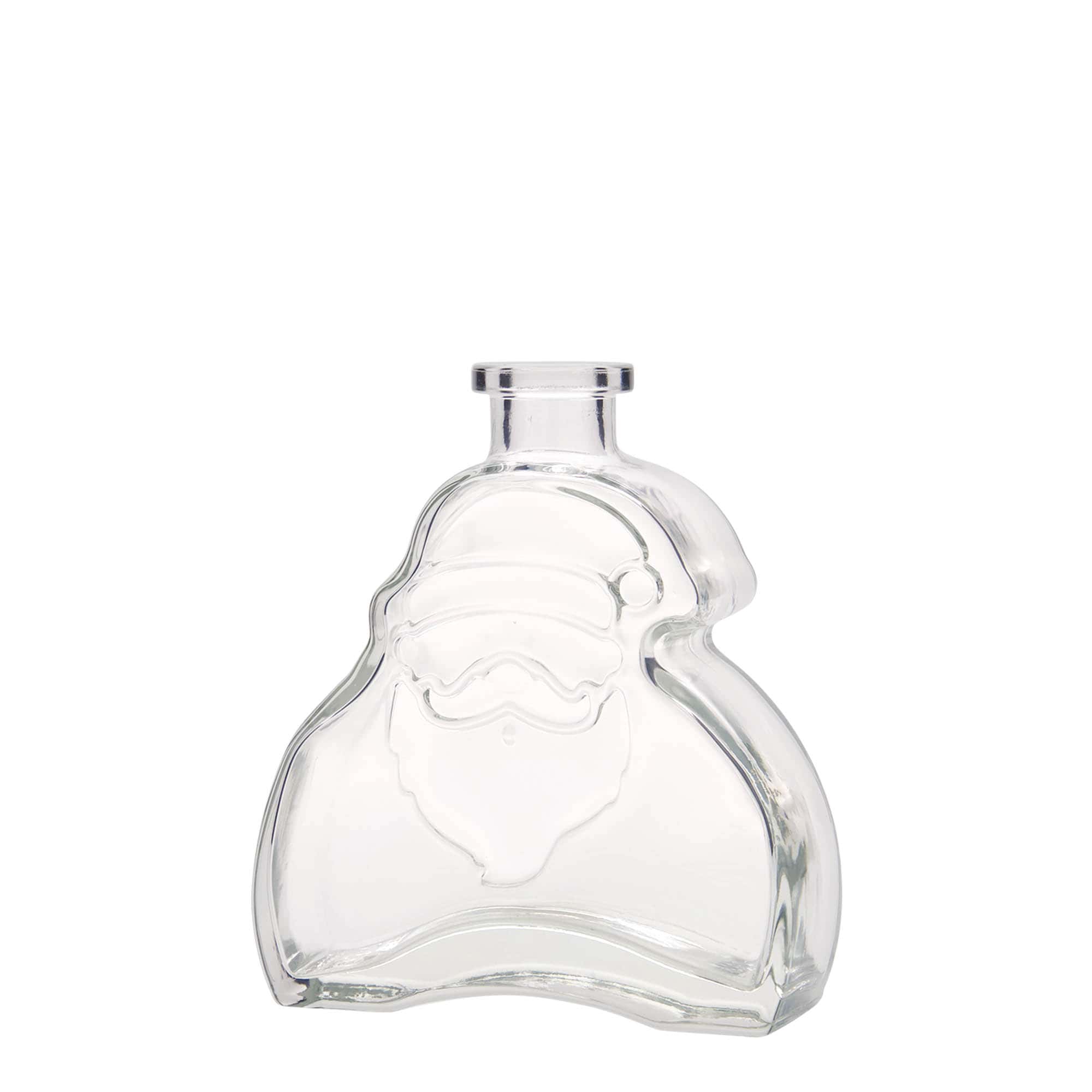 200 ml glasflaska 'Jultomten', öppning: kork