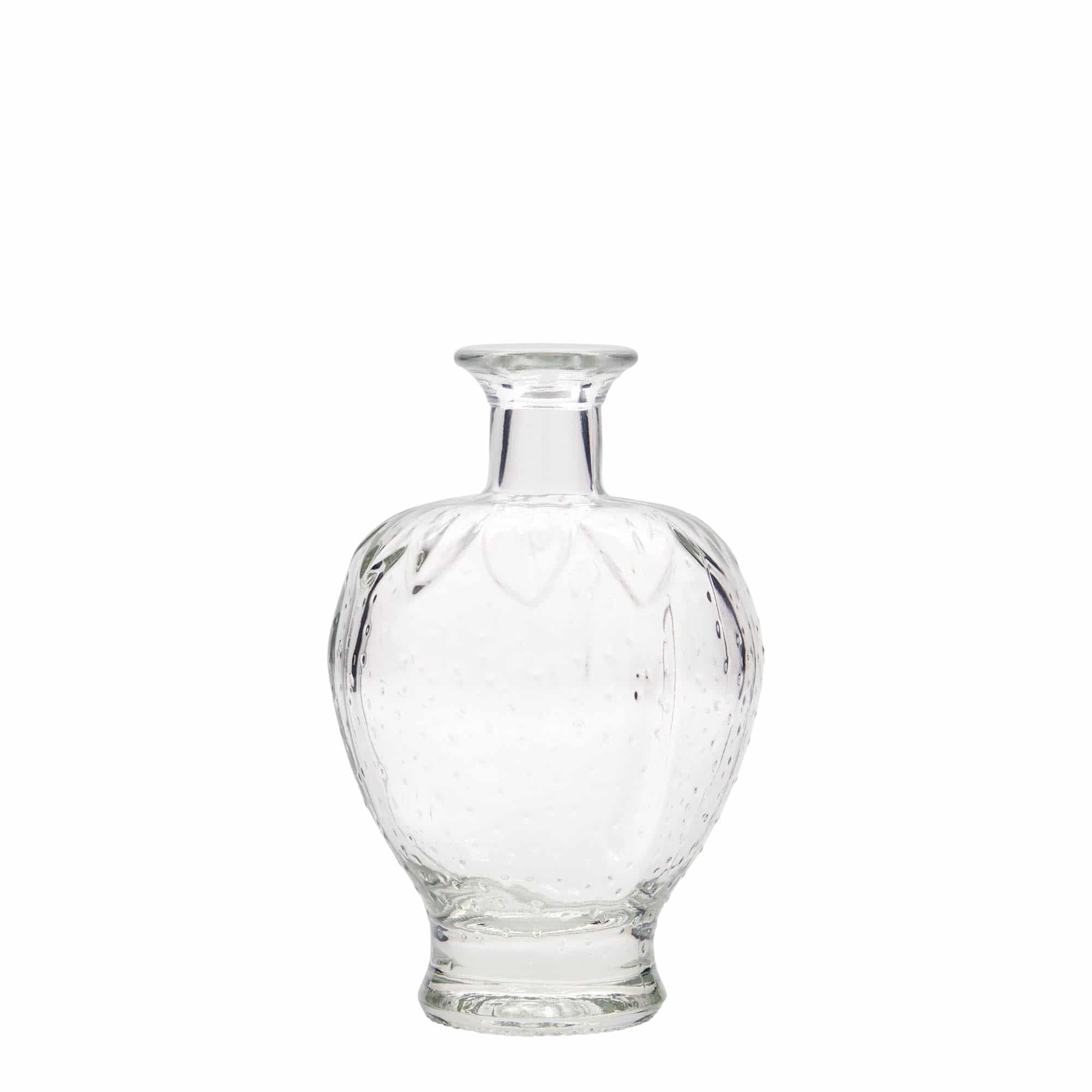200 ml glasflaska 'Jordgubbar', mynning: kork