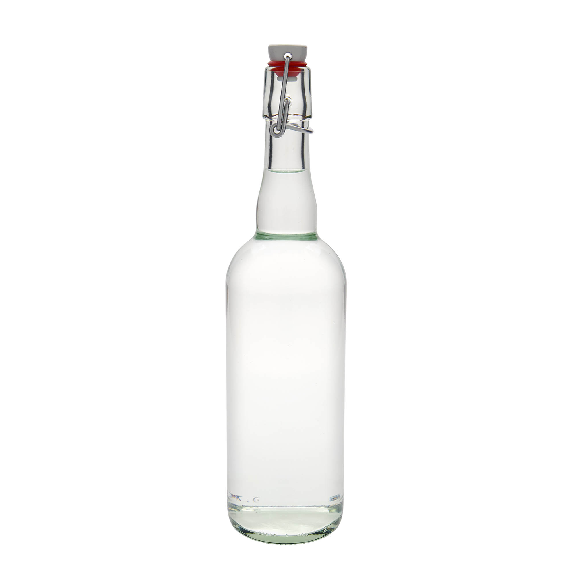 750 ml ölflaska Belgien, glas, öppning: patentkork