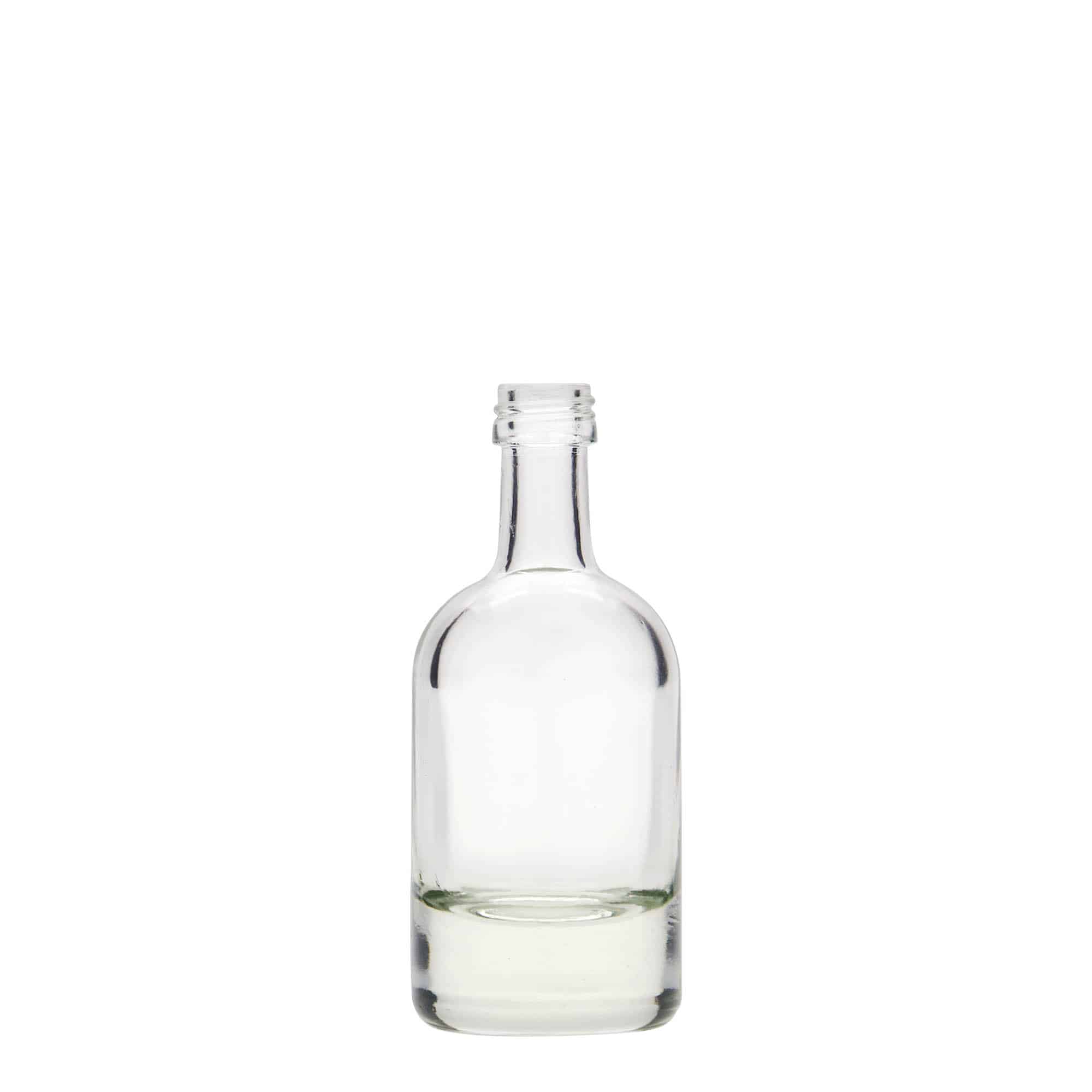 50 ml glasflaska 'Linea Uno', mynning: PP 18 50 ml glasflaska 'Linea Uno', mynning: PP 18