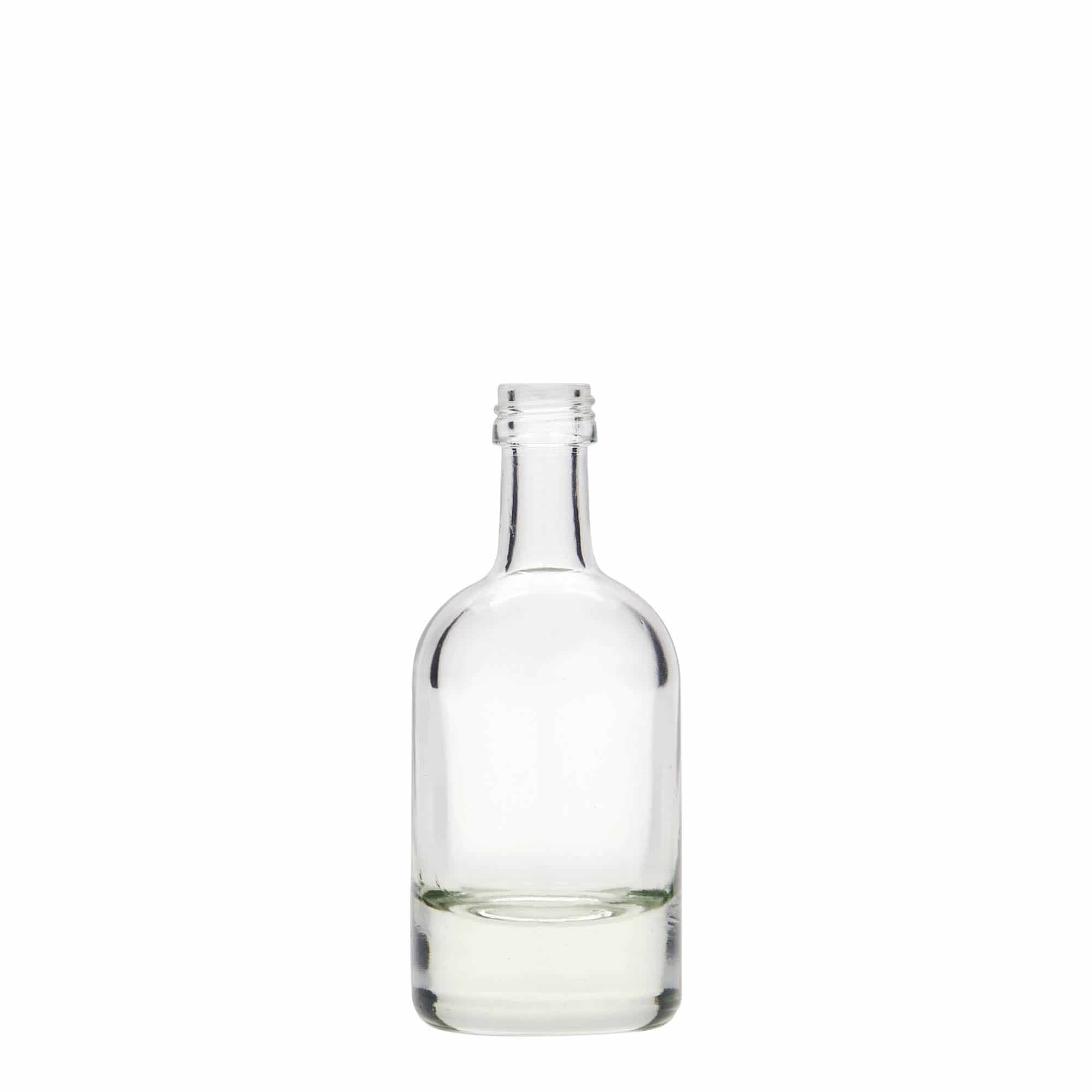 50 ml glasflaska 'Linea Uno', mynning: PP 18 50 ml glasflaska 'Linea Uno', mynning: PP 18