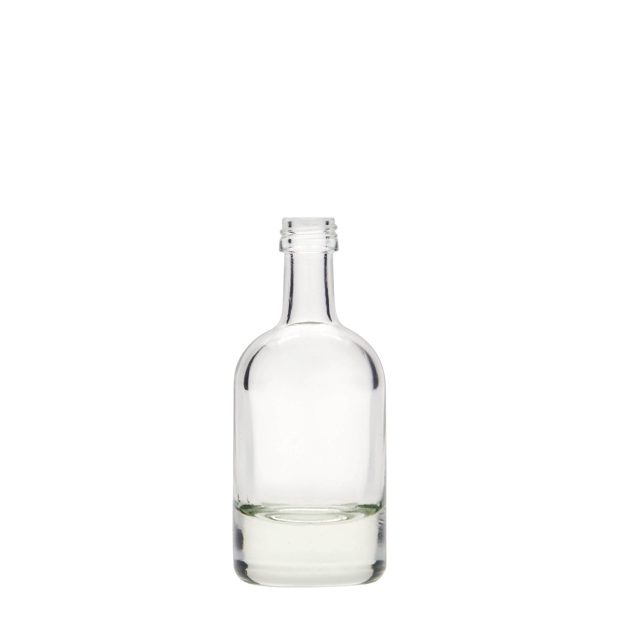 50 ml glasflaska 'Linea Uno', mynning: PP 18 50 ml glasflaska 'Linea Uno', mynning: PP 18
