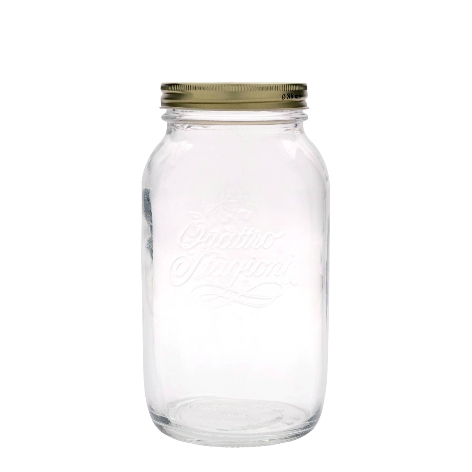 1 500 ml glas 'Quattro Stagioni', öppning: skruvlock