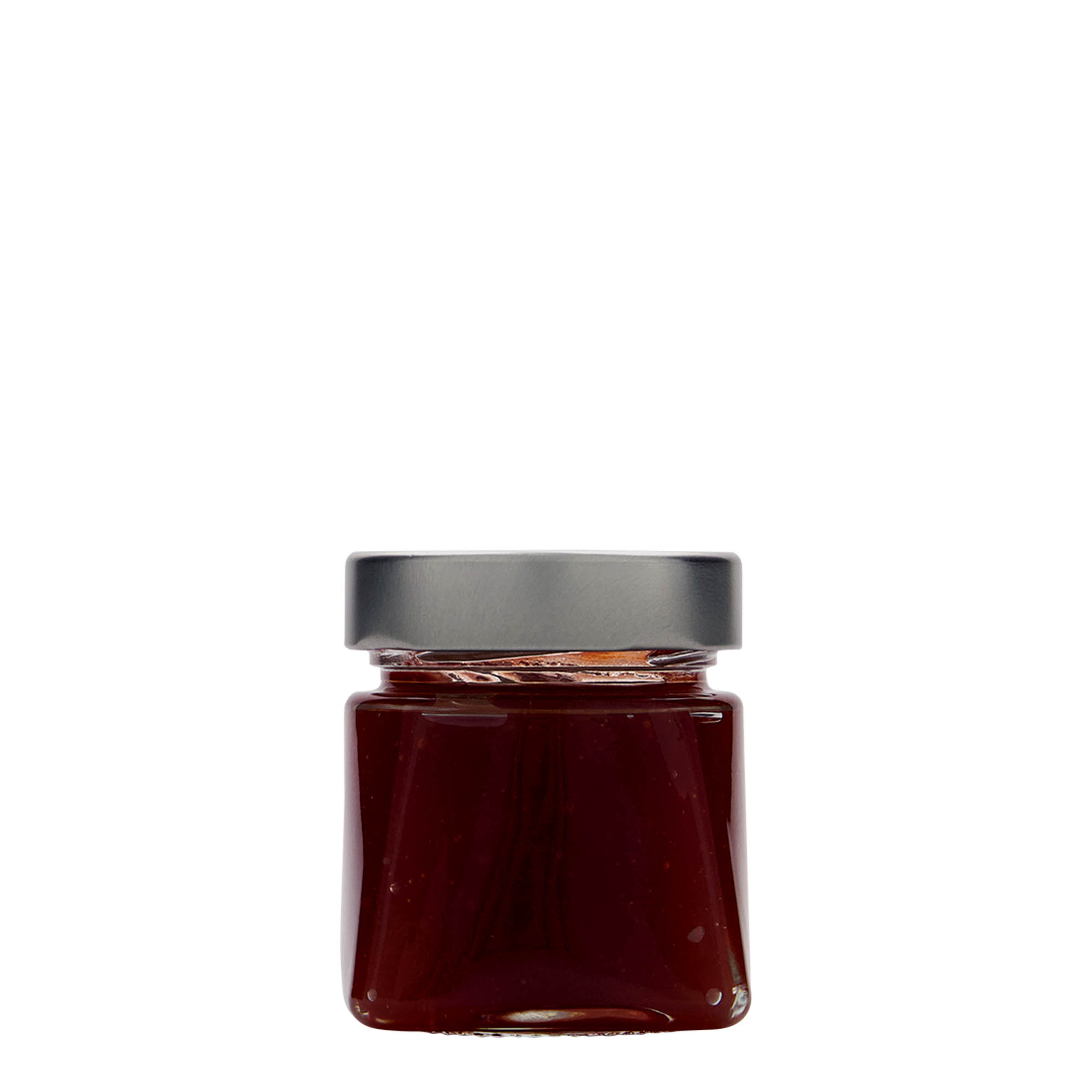 106 ml Fyrkantigt glas 'Luxor', öppning: Deep-Twist-Off (DTO 58)