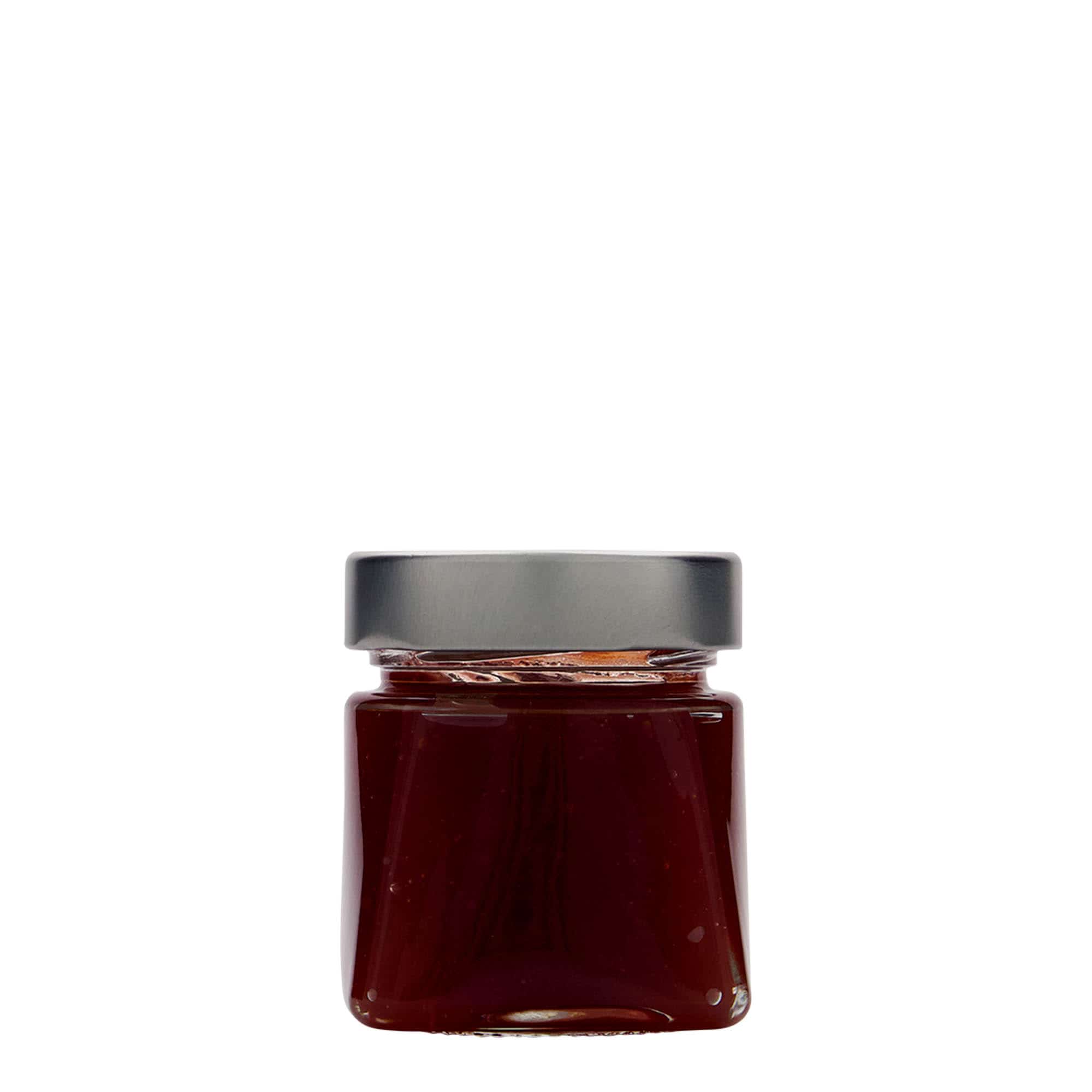 106 ml Fyrkantigt glas 'Luxor', öppning: Deep-Twist-Off (DTO 58)