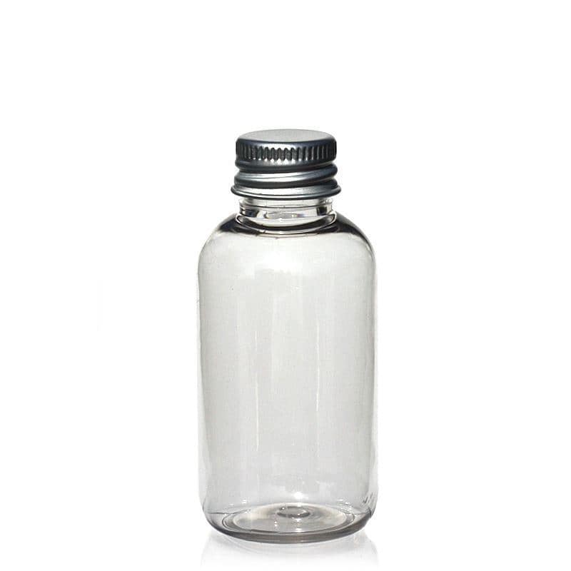 50 ml PET-flaska 'Boston', plast, mynning: GPI 20/410