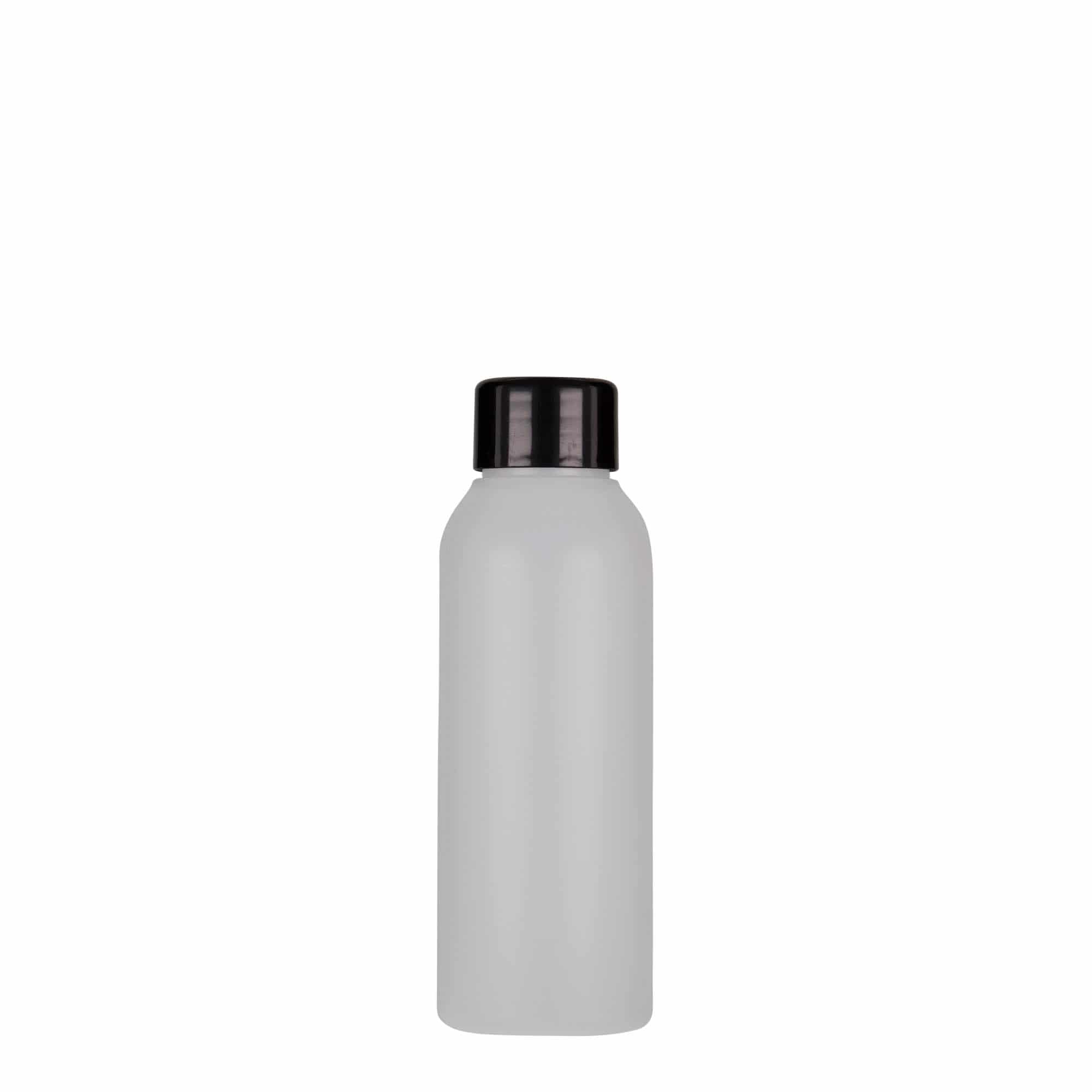 100 ml plastflaska 'Tuffy', HDPE, natur, öppning: 24/410