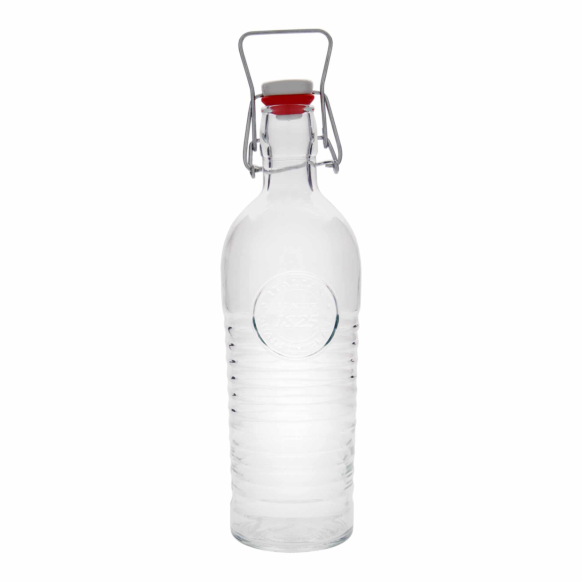 1 200 ml glasflaska 'Officina 1825', mynning: patentkork 1 200 ml glasflaska 'Officina 1825', mynning: patentkork
