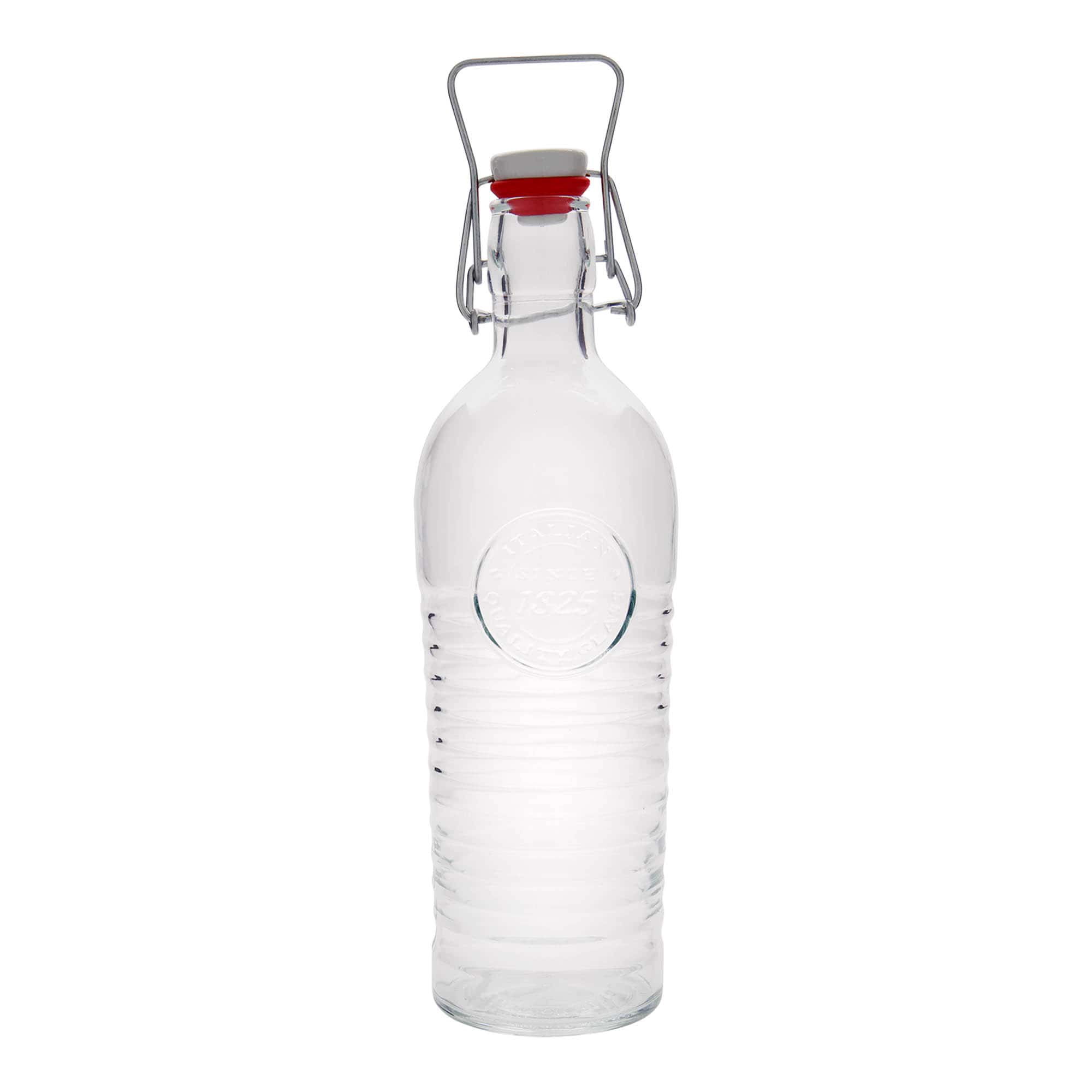 1 200 ml glasflaska 'Officina 1825', öppning: bygelkork