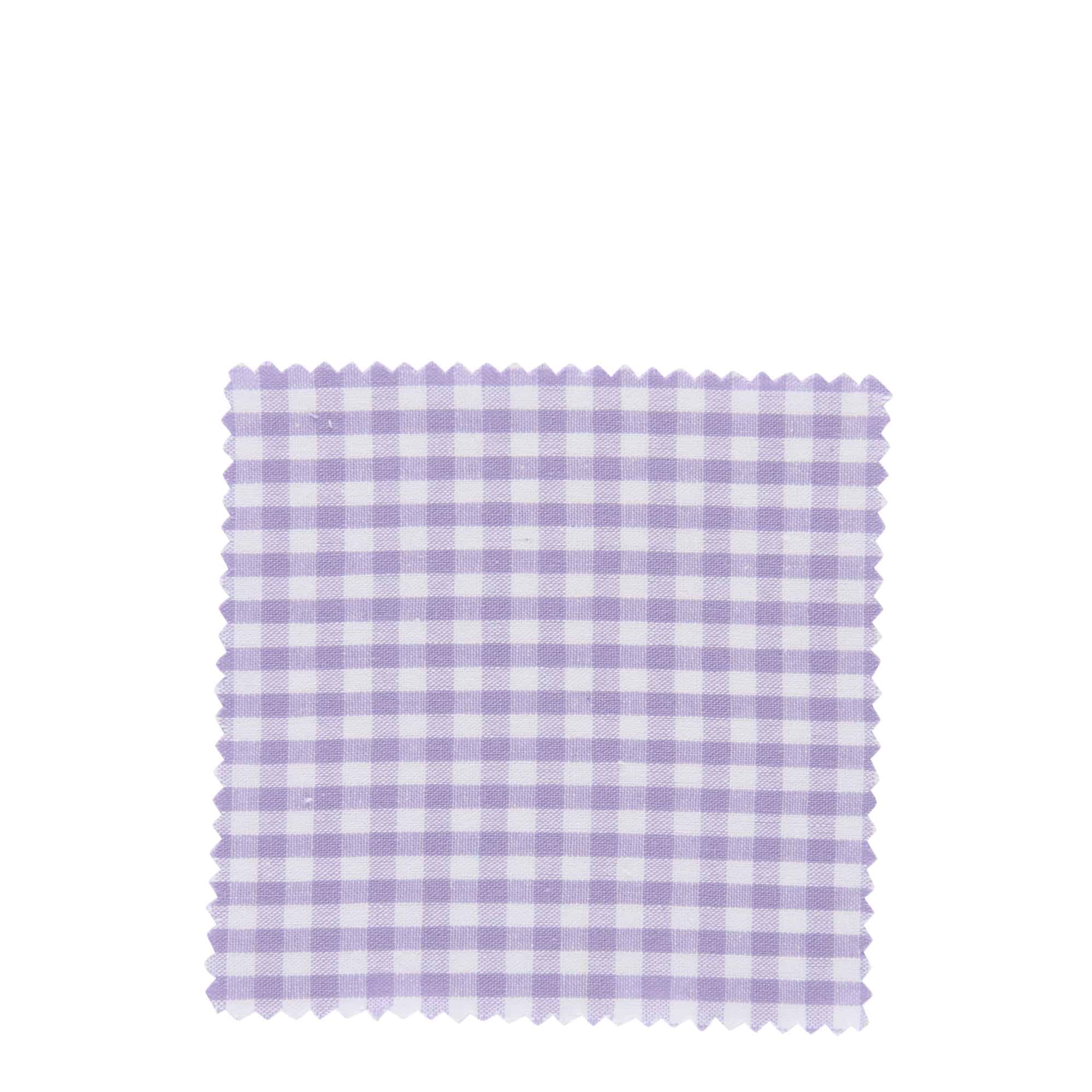 Rutig tygrundel för syltburk 12x12, kvadratisk, textil, syren, mynning: TO38-TO53 Rutig tygrundel för syltburk 12x12, kvadratisk, textil, syren, mynning: TO38-TO53