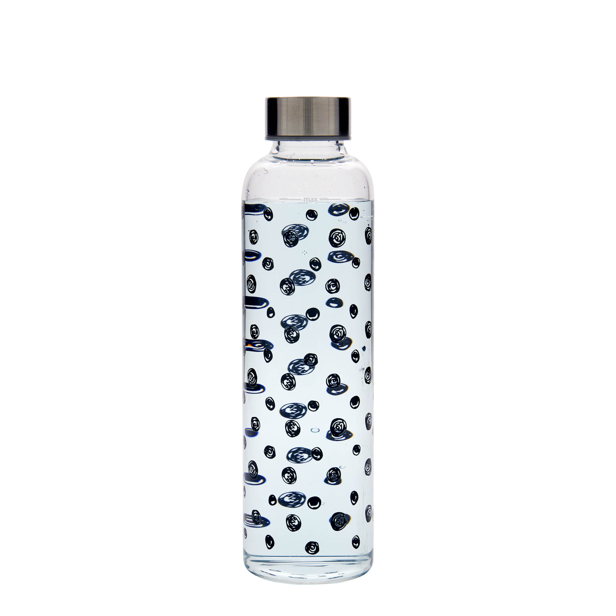 500 ml drickflaska 'Perseus - Svarta prickar', öppning: skruvlock