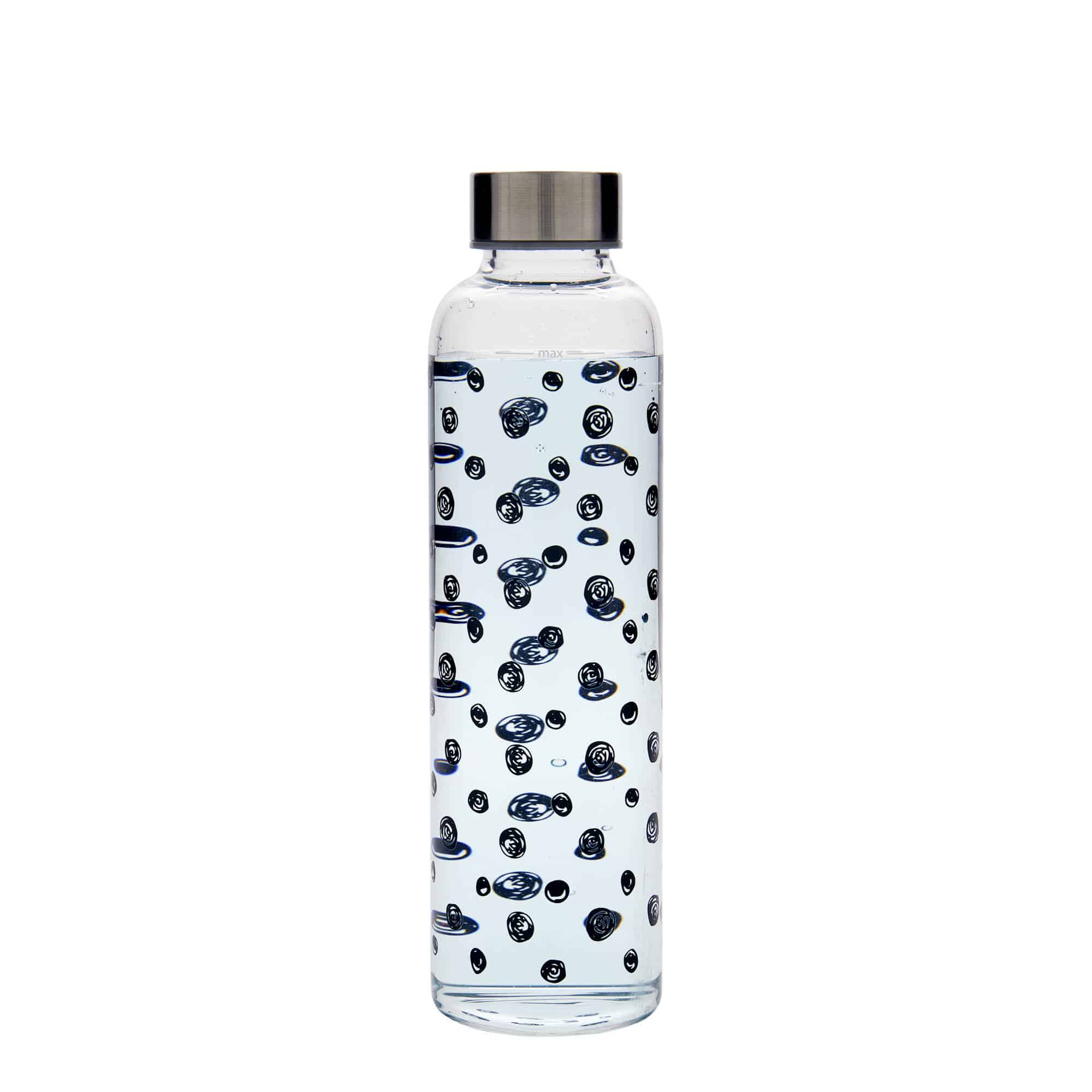 500 ml drickflaska 'Perseus - Svarta prickar', öppning: skruvlock
