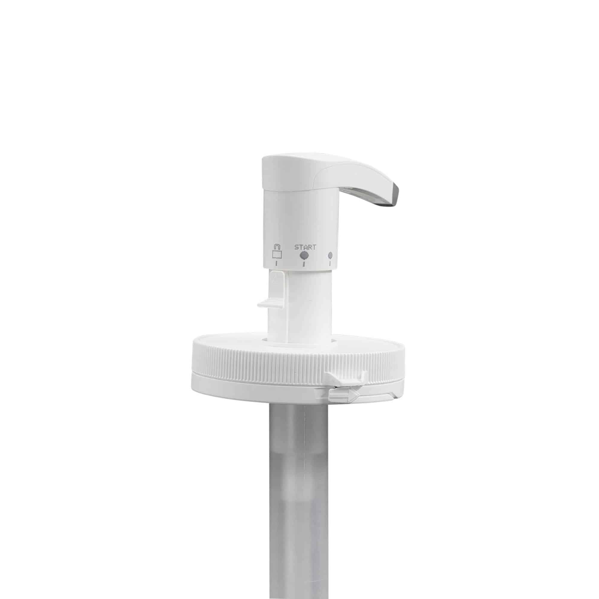 Dispenserpump för 655 ml 'Securibox', PE-plast, vit, för mynning: skruvkapsel
