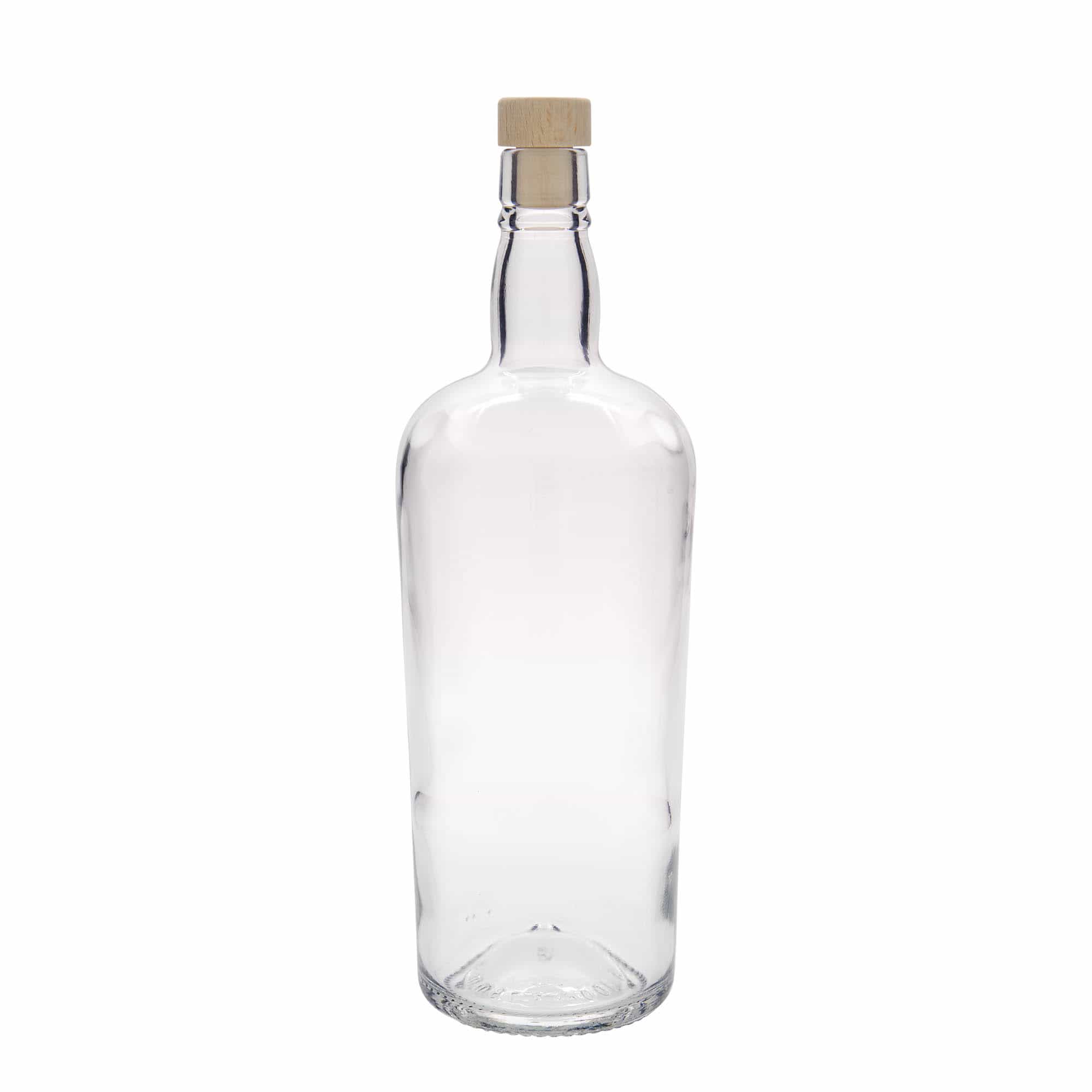1 000 ml glasflaska 'Edinburgh', mynning: kork