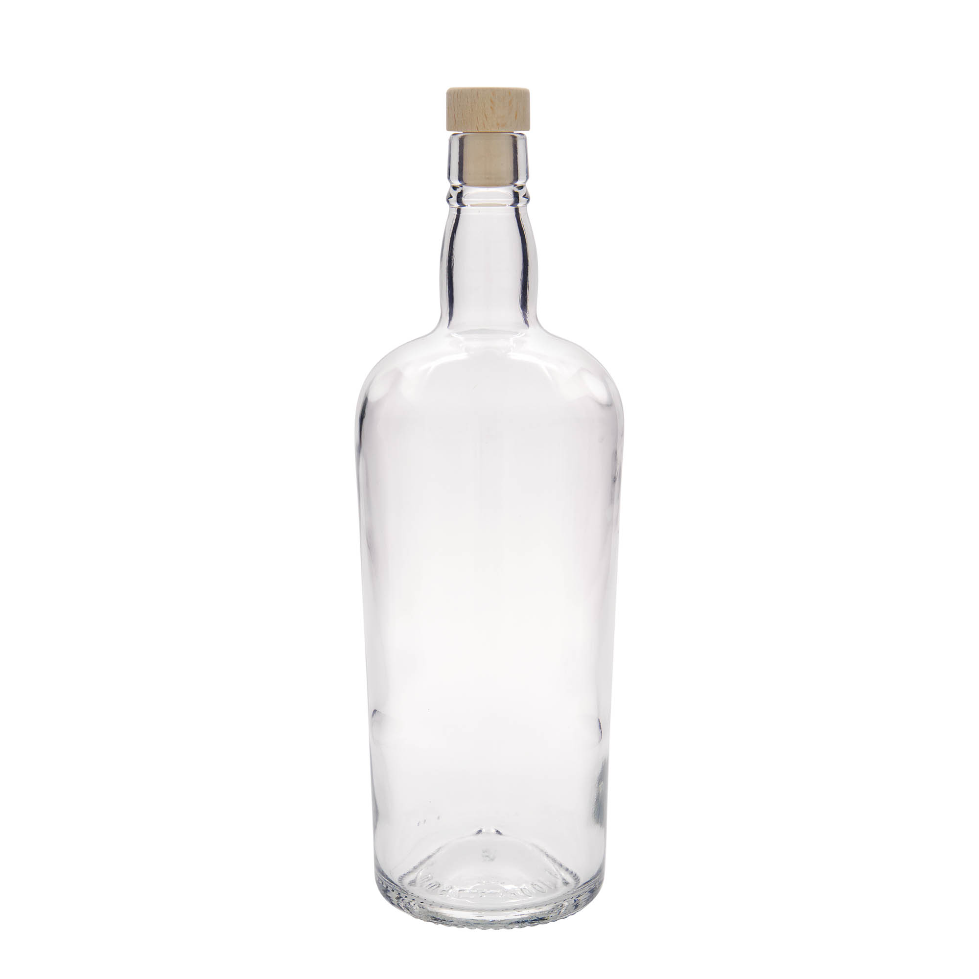 1000 ml glasflaska 'Edinburgh', öppning: kork 1000 ml glasflaska 'Edinburgh', öppning: kork