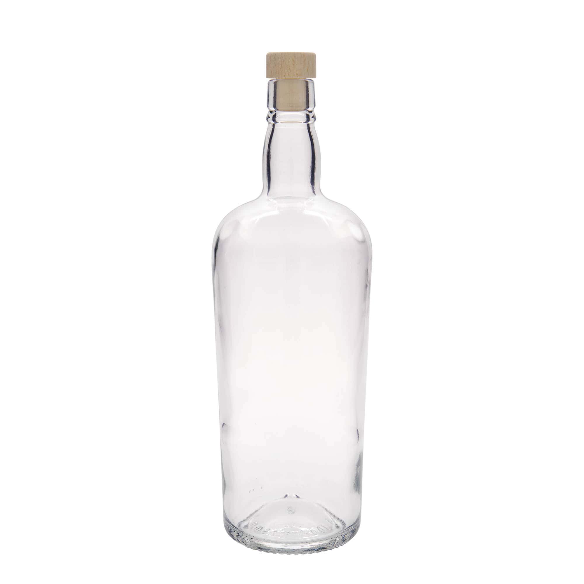 1000 ml glasflaska 'Edinburgh', öppning: kork